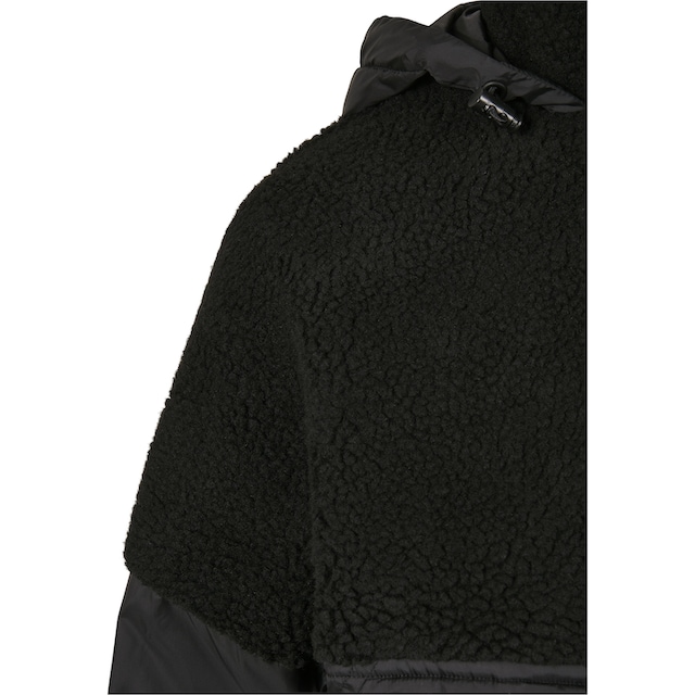 URBAN CLASSICS Winterjacke »Damen Ladies Sherpa Mix Pull Over Jacket«, (1 St.),  mit Kapuze online