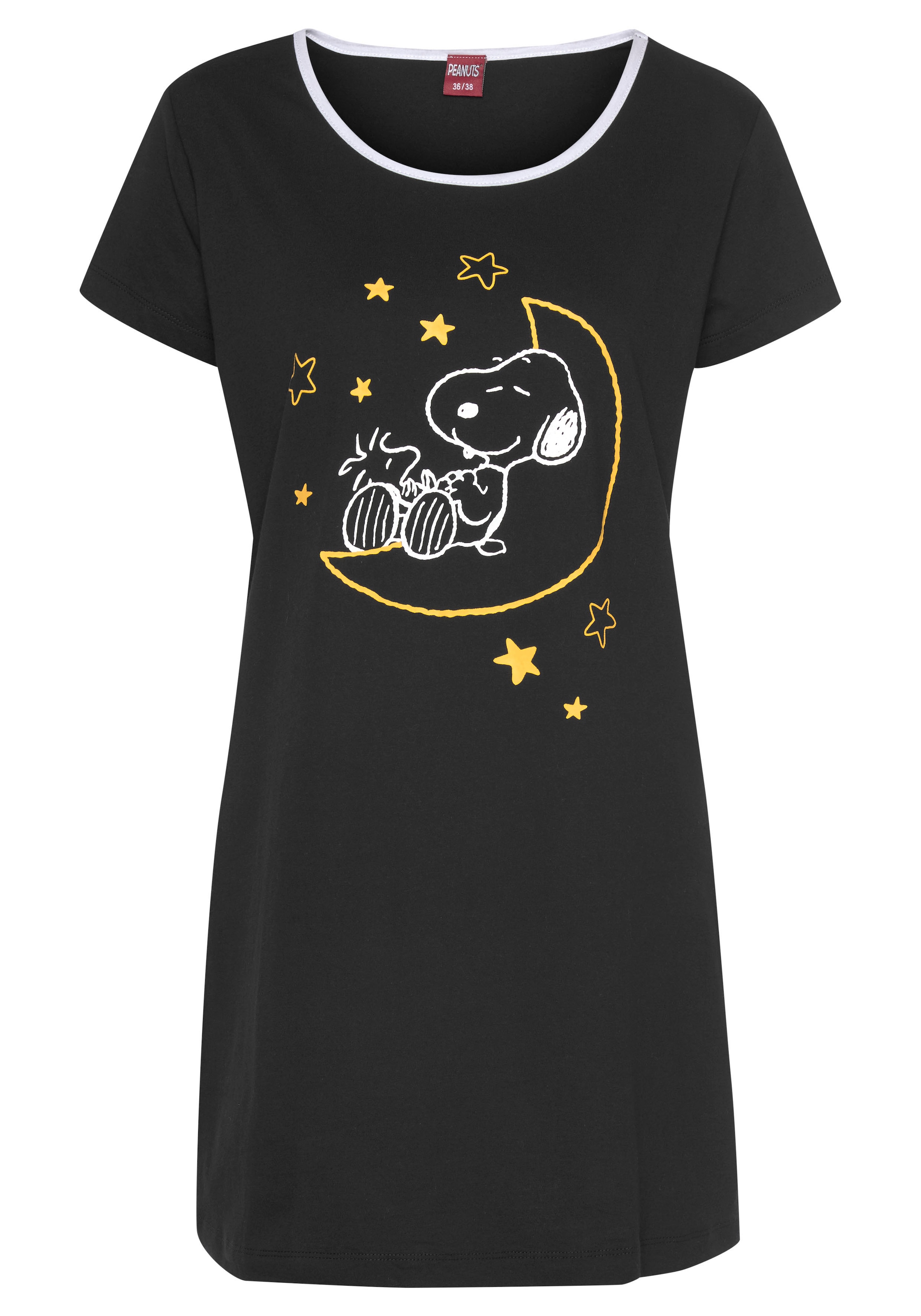 Snoopy Rechnung bestellen Wäsche Peanuts Sleepshirt, auf mit Druckmotiv &