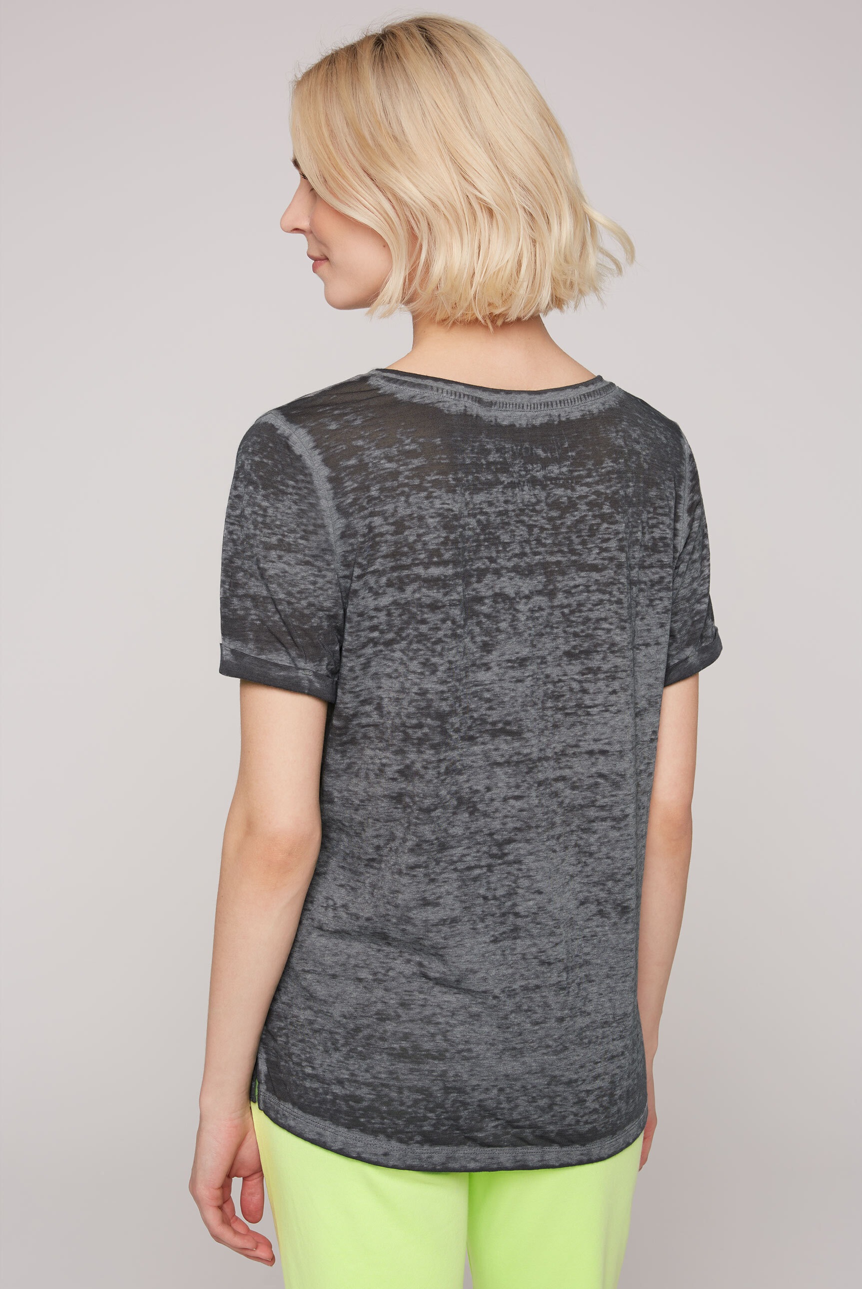 SOCCX Rundhalsshirt, mit fixierten Turn-Up-Ärmeln shoppen | T-Shirts