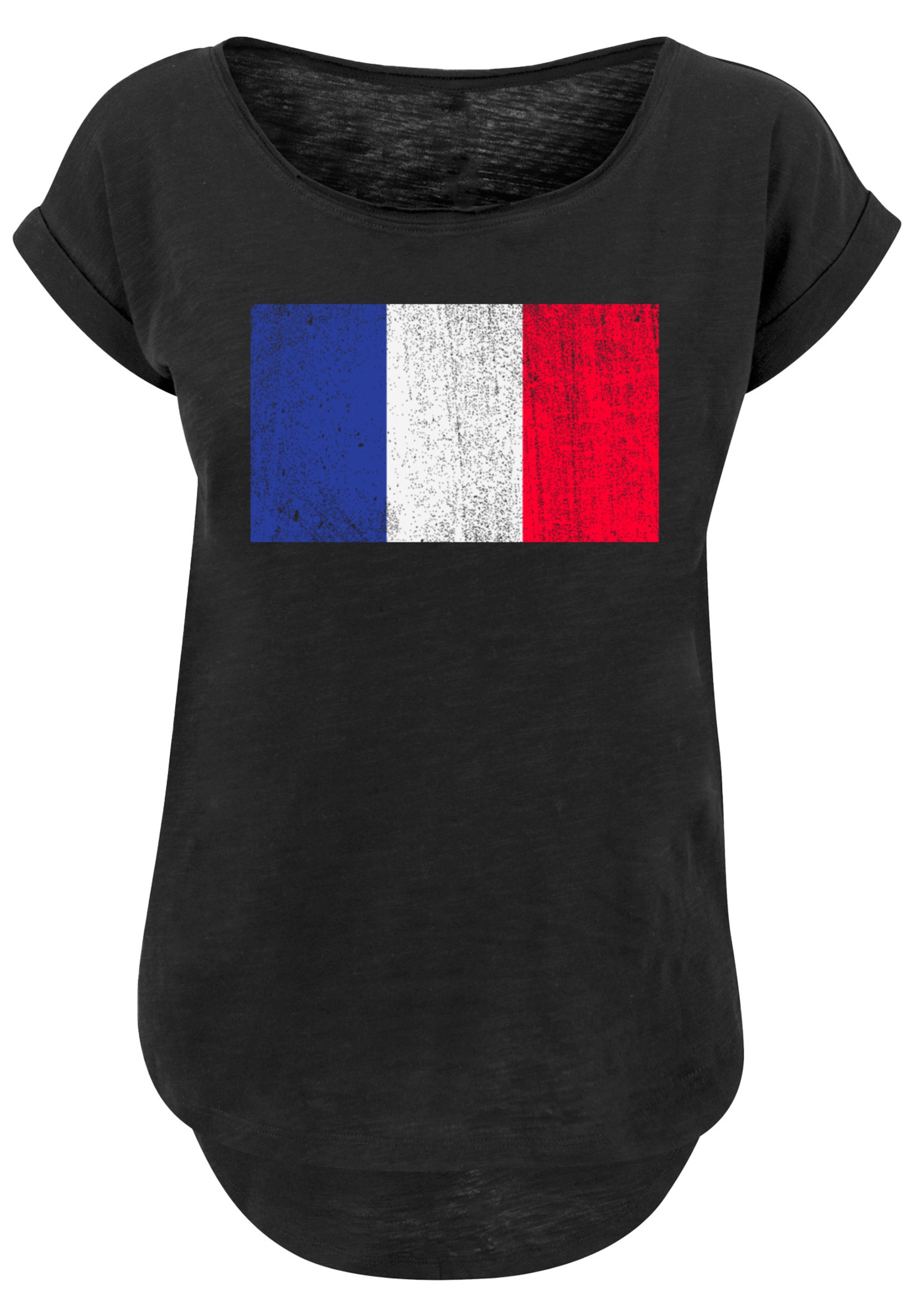 F4NT4STIC T-Shirt »France Frankreich Flagge shoppen Print distressed«