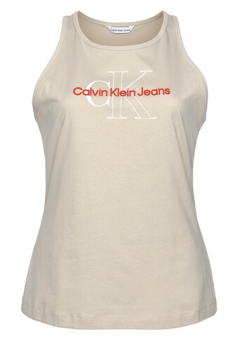 Calvin Klein Jeans Plus Tanktop »PLUS TWO TONE MONOGRAM TANK«, mit großem Calvin Klein... kaufen