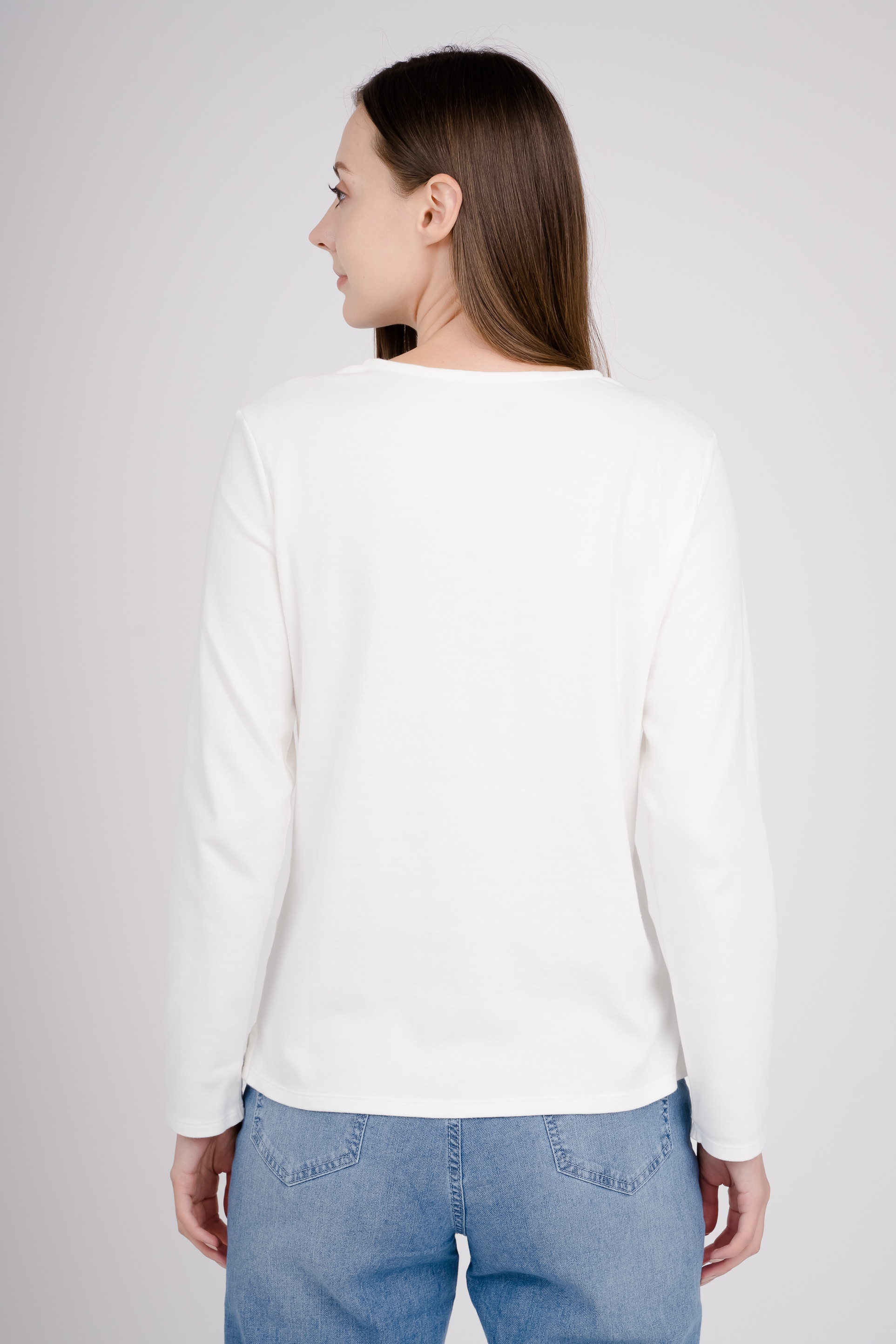 GIORDANO Langarmshirt, mit elastischem Material walking I\'m online kaufen 