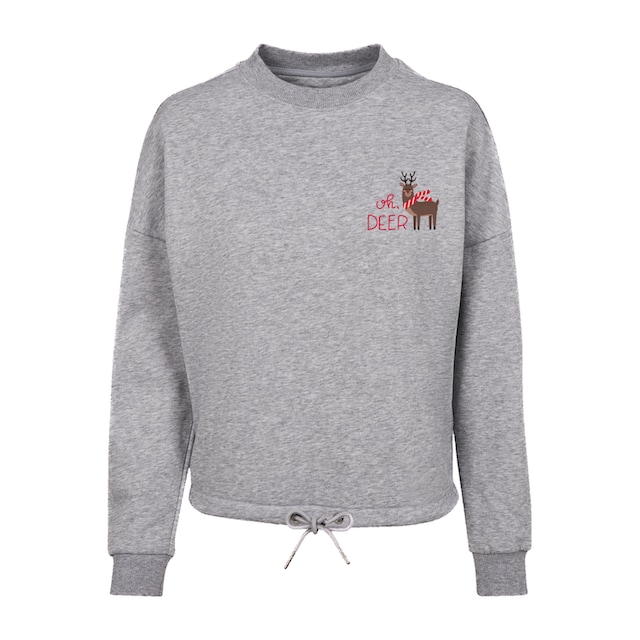 F4NT4STIC Sweatshirt »Christmas Deer«, Premium Qualität, Rock-Musik, Band |  I\'m walking