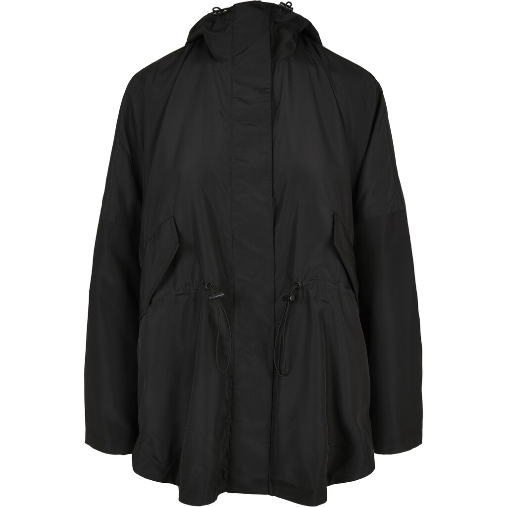 URBAN CLASSICS Sommerjacke Frauen Ladies Recycled Packable Jacket (1 St.) mit Kapuze URBAN CLASSICS Sommerjacke Frauen Ladies Recycled Packable Jacket (1 St.) mit Kapuze