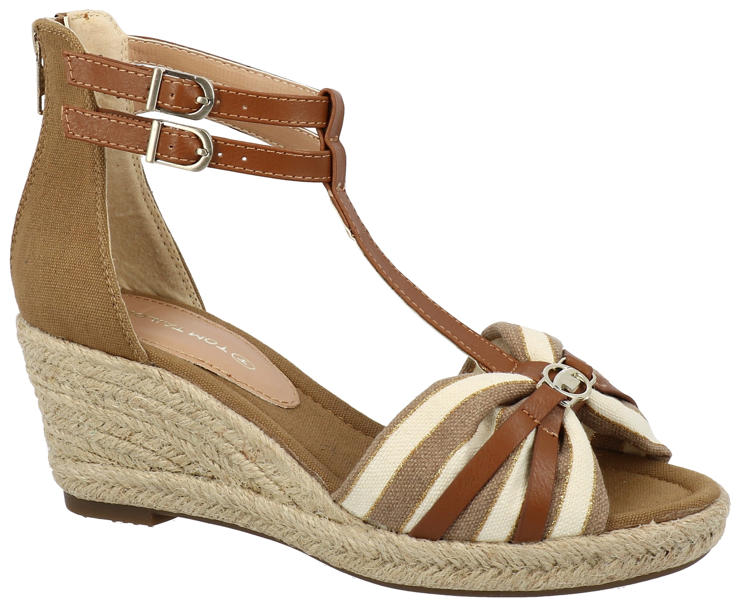 TOM TAILOR Keilsandalette, mit zwei verstellbaren Riemchen kaufen