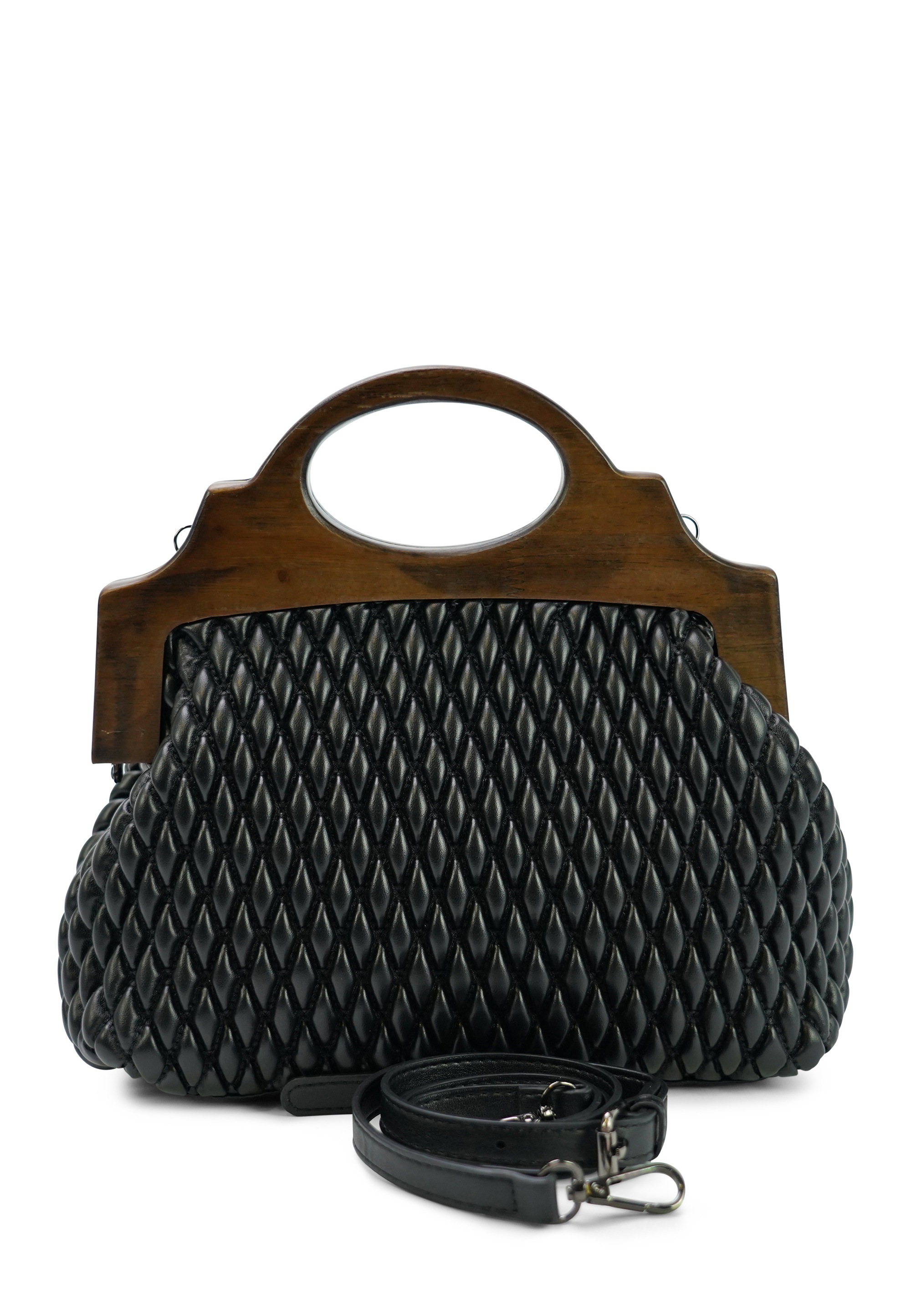 Emma & Kelly Henkeltasche »QUILA«, mit modernem Holzgriff kaufen