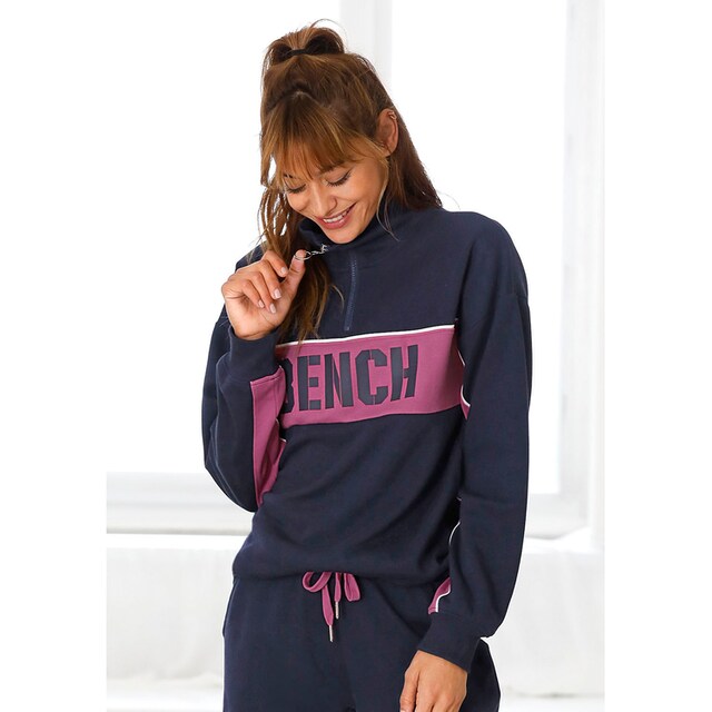 Bench. Sweatshirt, im Color-Blocking Design mit Logoprint, Loungeanzug  shoppen