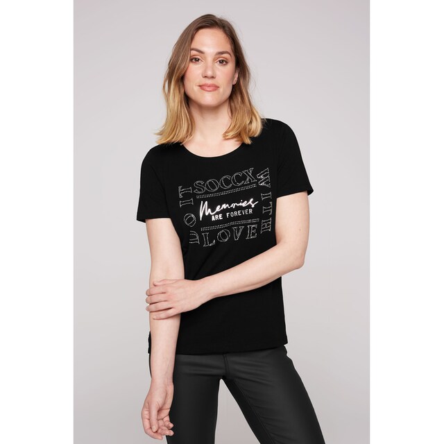 SOCCX Rundhalsshirt, mit längerer Rückenpartie online kaufen | I'm walking