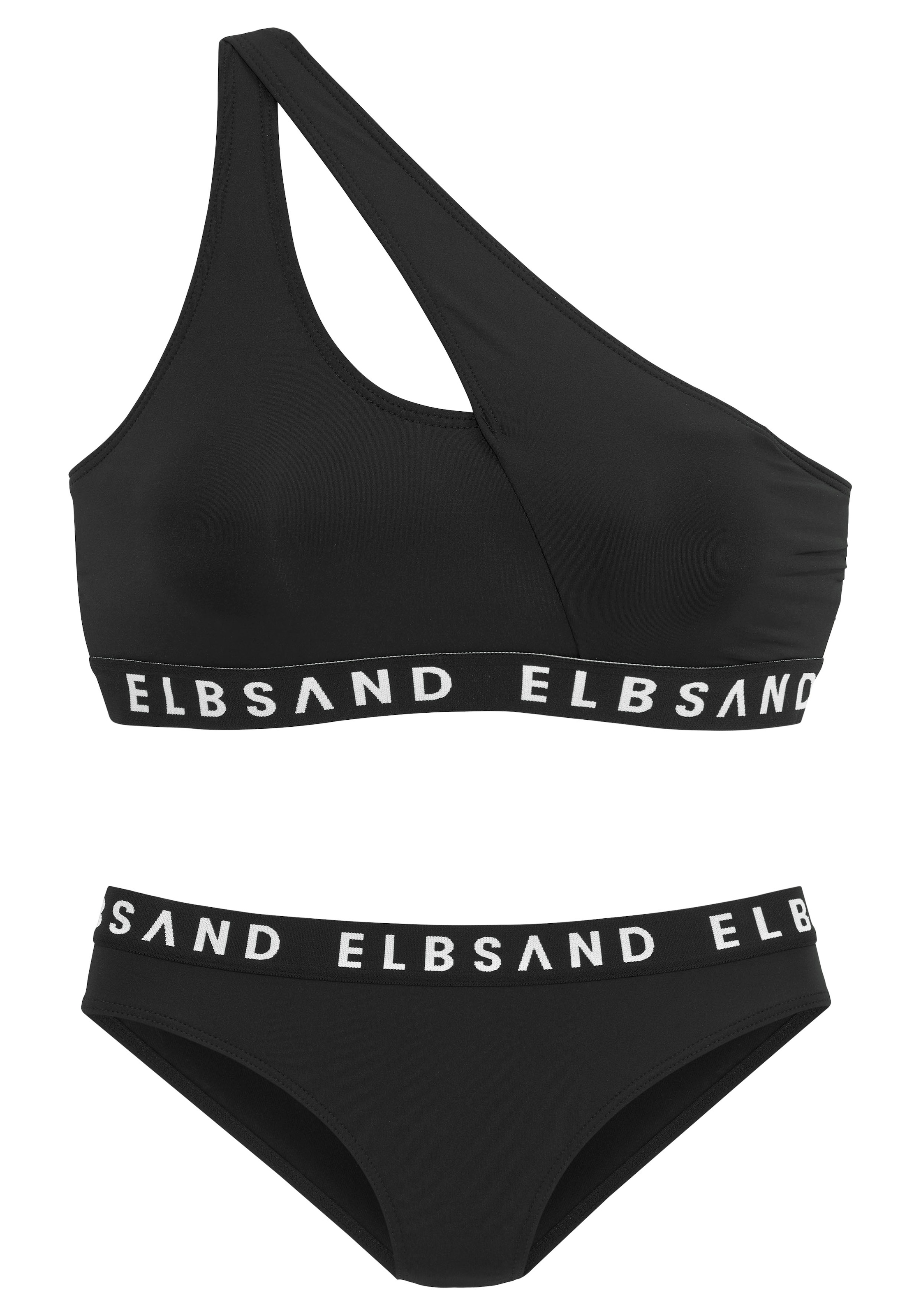 Elbsand Bustier-Bikini, bestellen walking in | Kontrastfarbe Markenschriftzügen I\'m mit