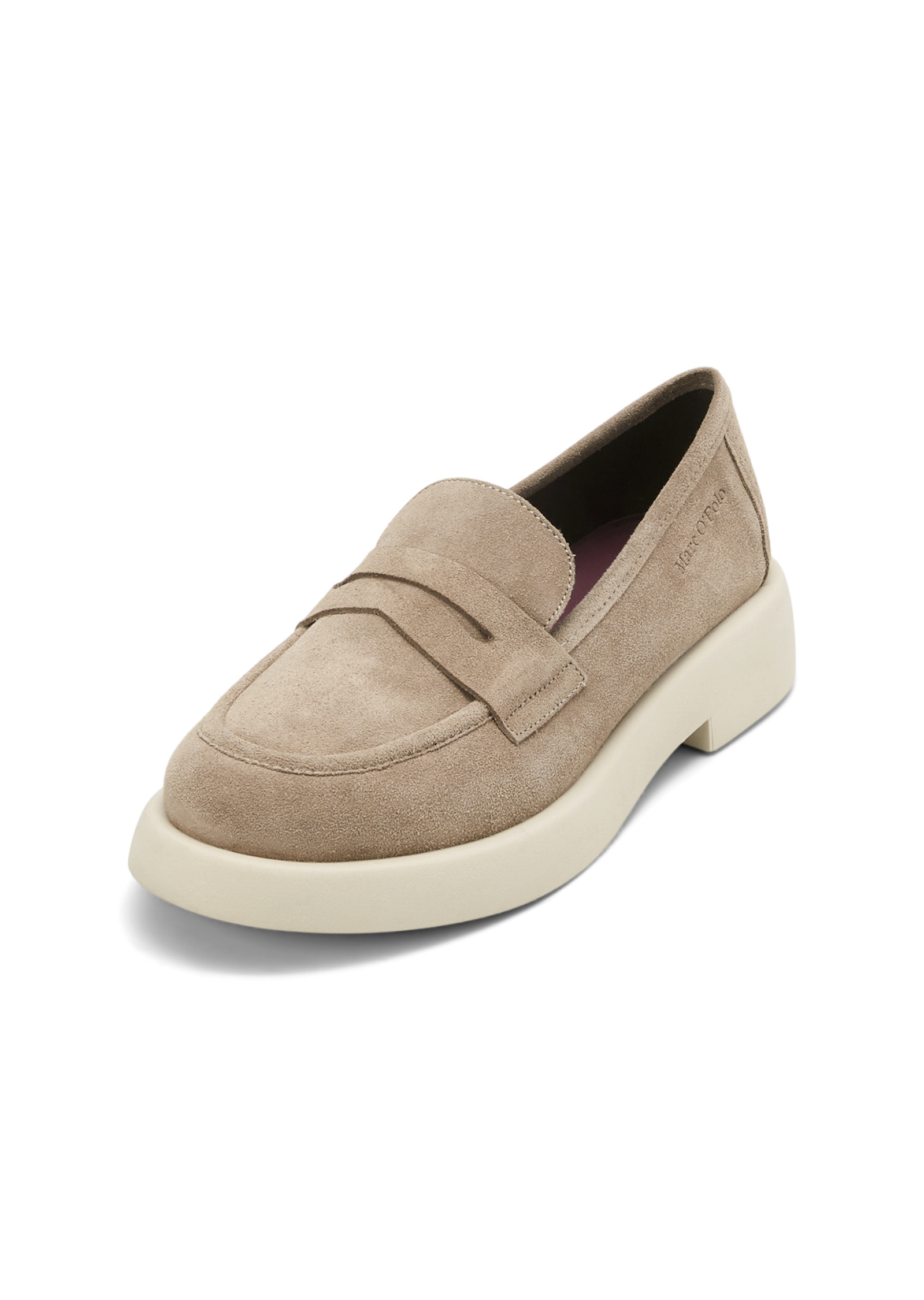 Loafer »aus softem Velours-Leder«