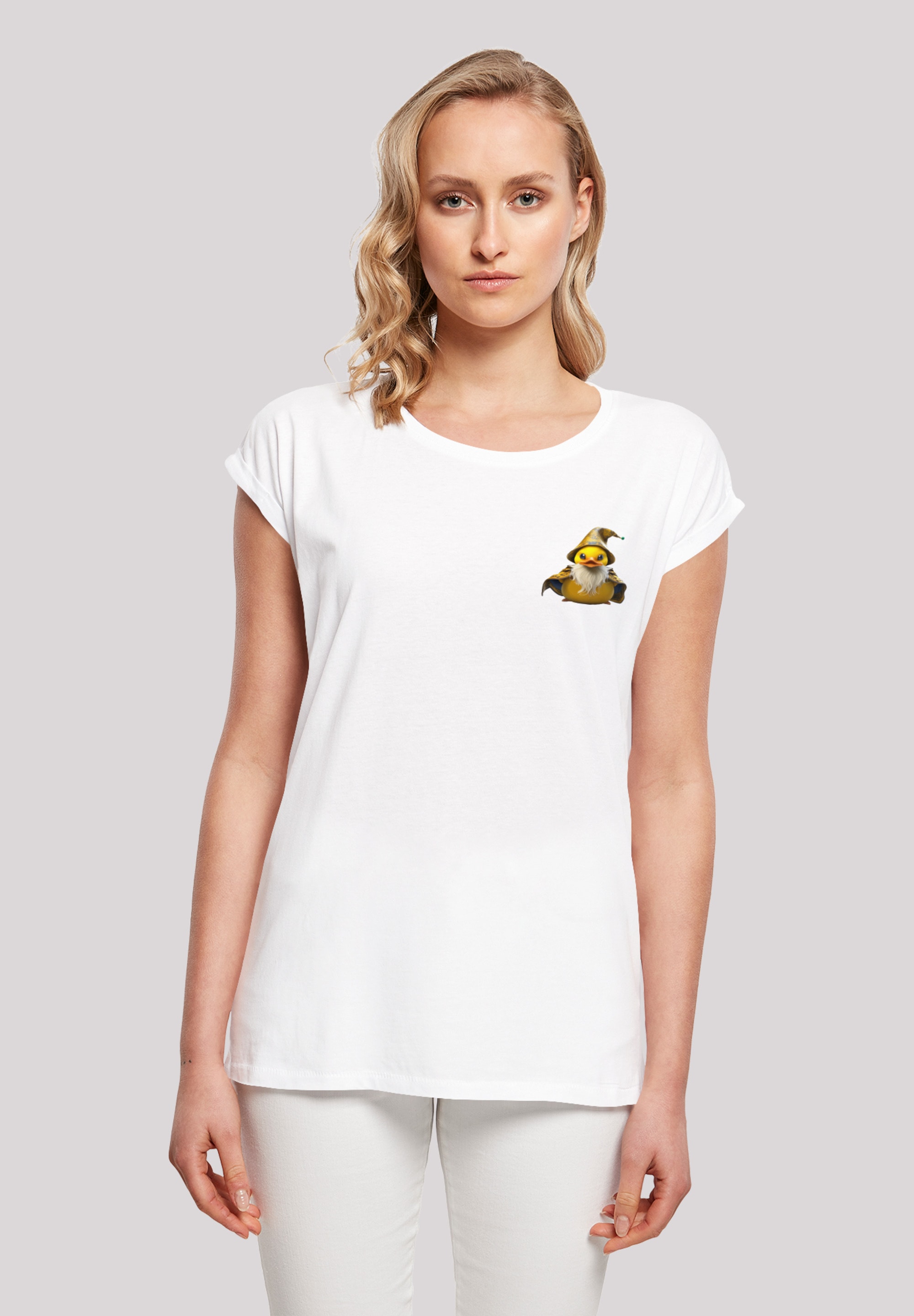 F4NT4STIC T-Shirt »Rubber Duck Wizard Sleeve«, walking | Short online Print I\'m