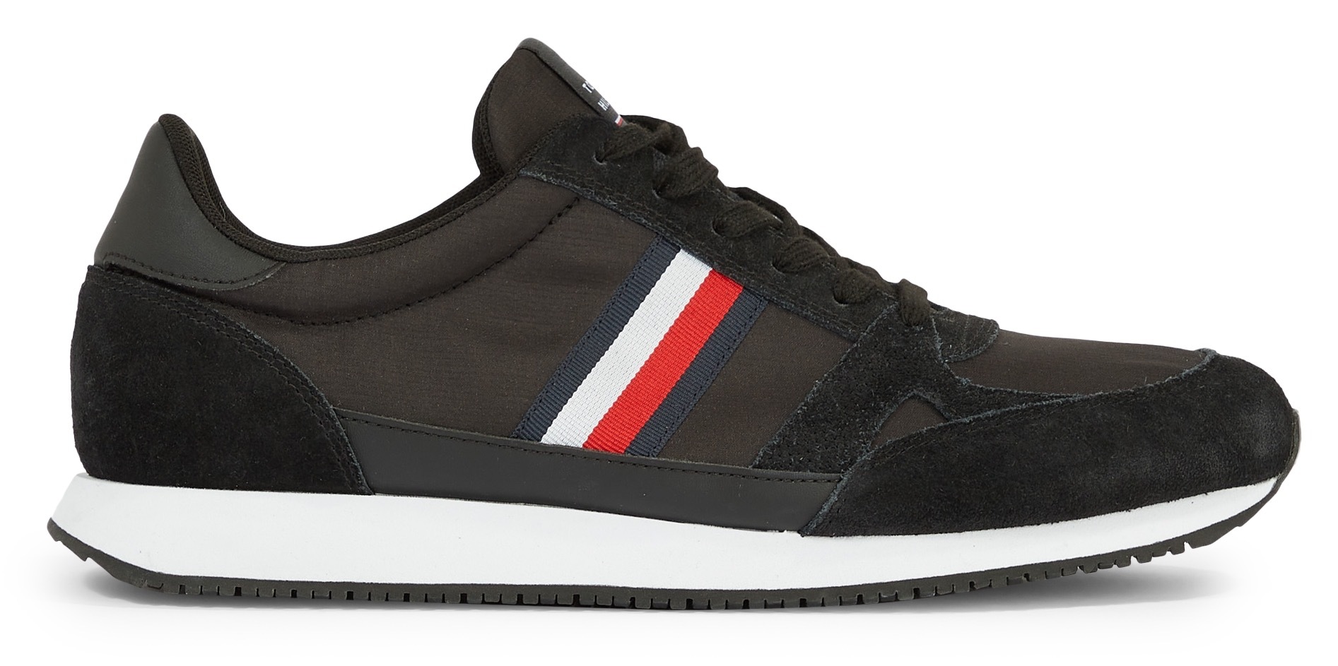 Tommy Hilfiger Sneaker RUNNER LO VINTAGE MIX mit seitlichen Streifen