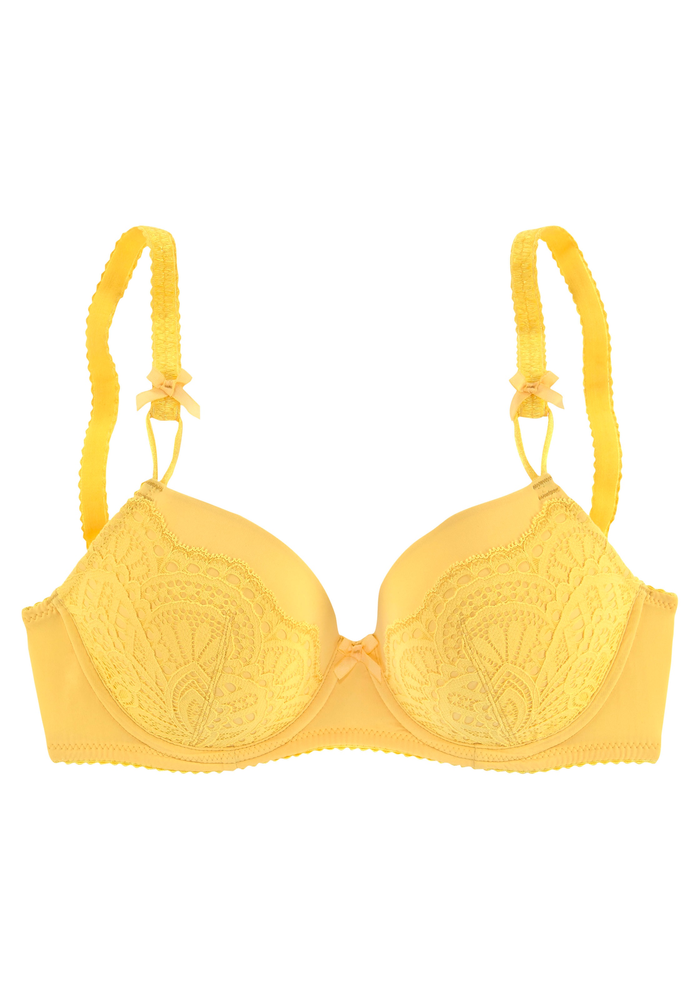 LASCANA Schalen-BH, mit floraler Spitze (anteilig aus recyceltem Polyamid), Dessous kaufen