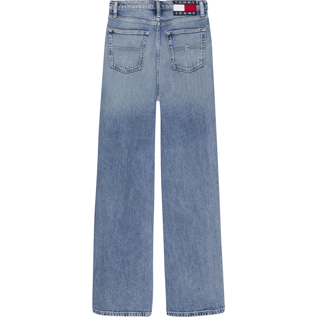 Tommy Jeans Weite Jeans CLAIRE HR WIDE SPLIT HEM AG6116 mit Beinschlitzen & Tommy Jeans Logo-Flag