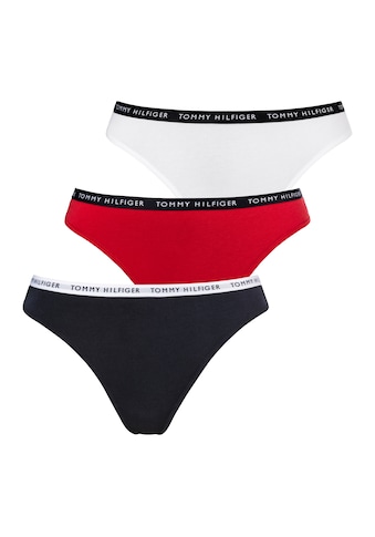 Tommy Hilfiger Underwear String, (3 St.), mit schmalem LogobÃ¼ndchen kaufen