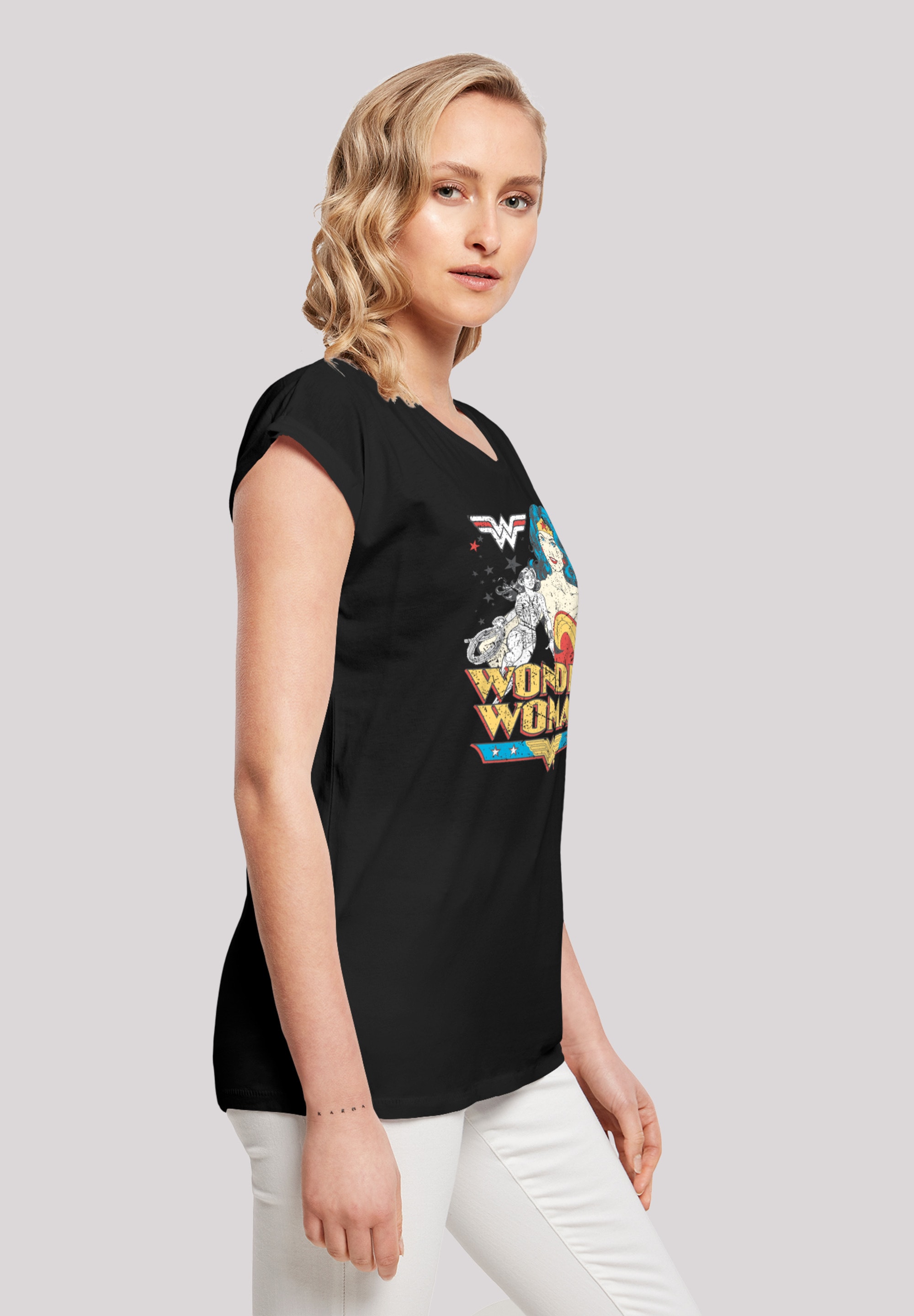 F4NT4STIC T-Shirt I\'m | Superhelden »DC Comics Posing«, walking Woman online Print Wonder