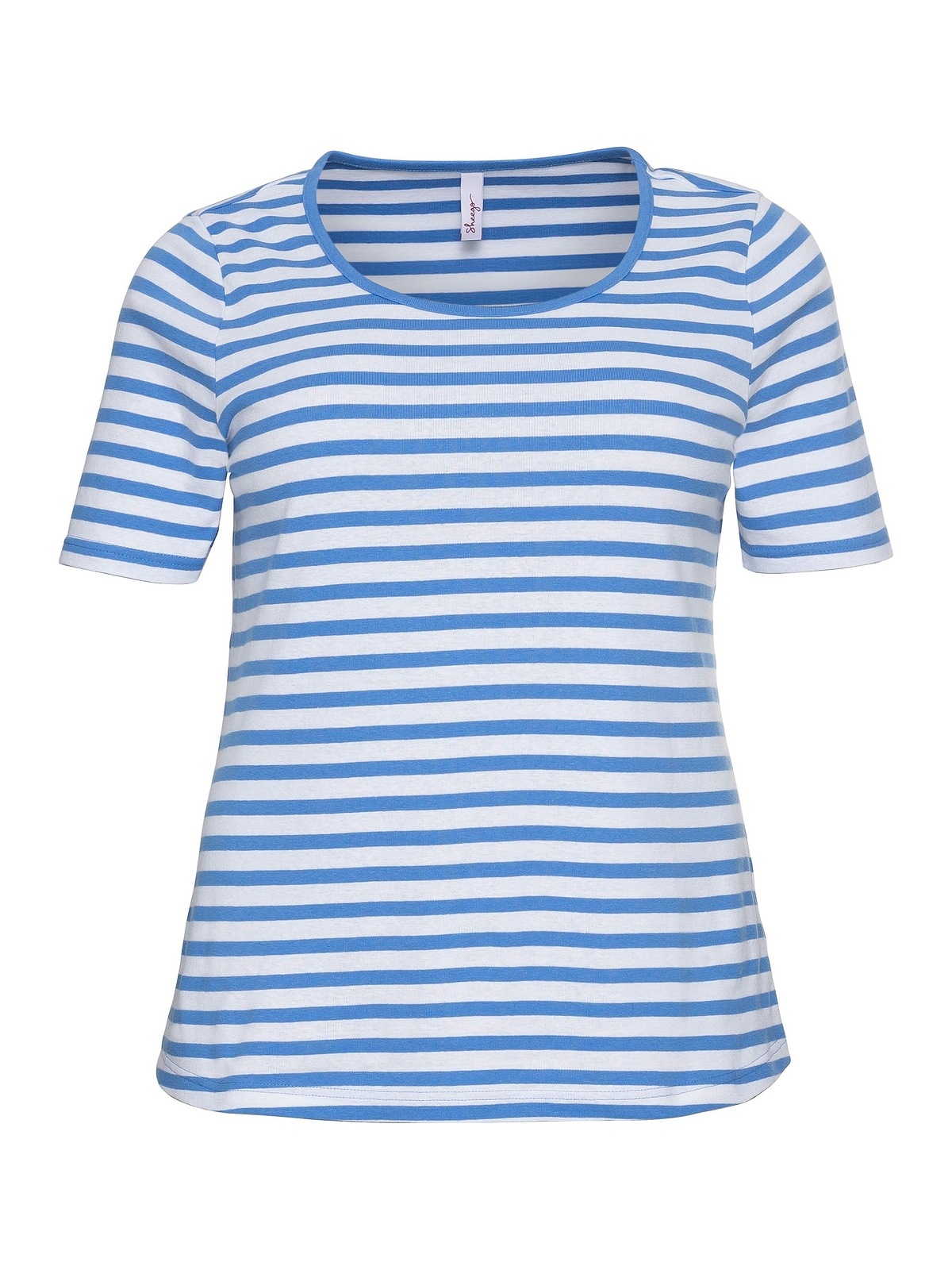Sheego T-Shirt bestellen Größen«, mit »Große aus Rippware garngefärbtem Ringel
