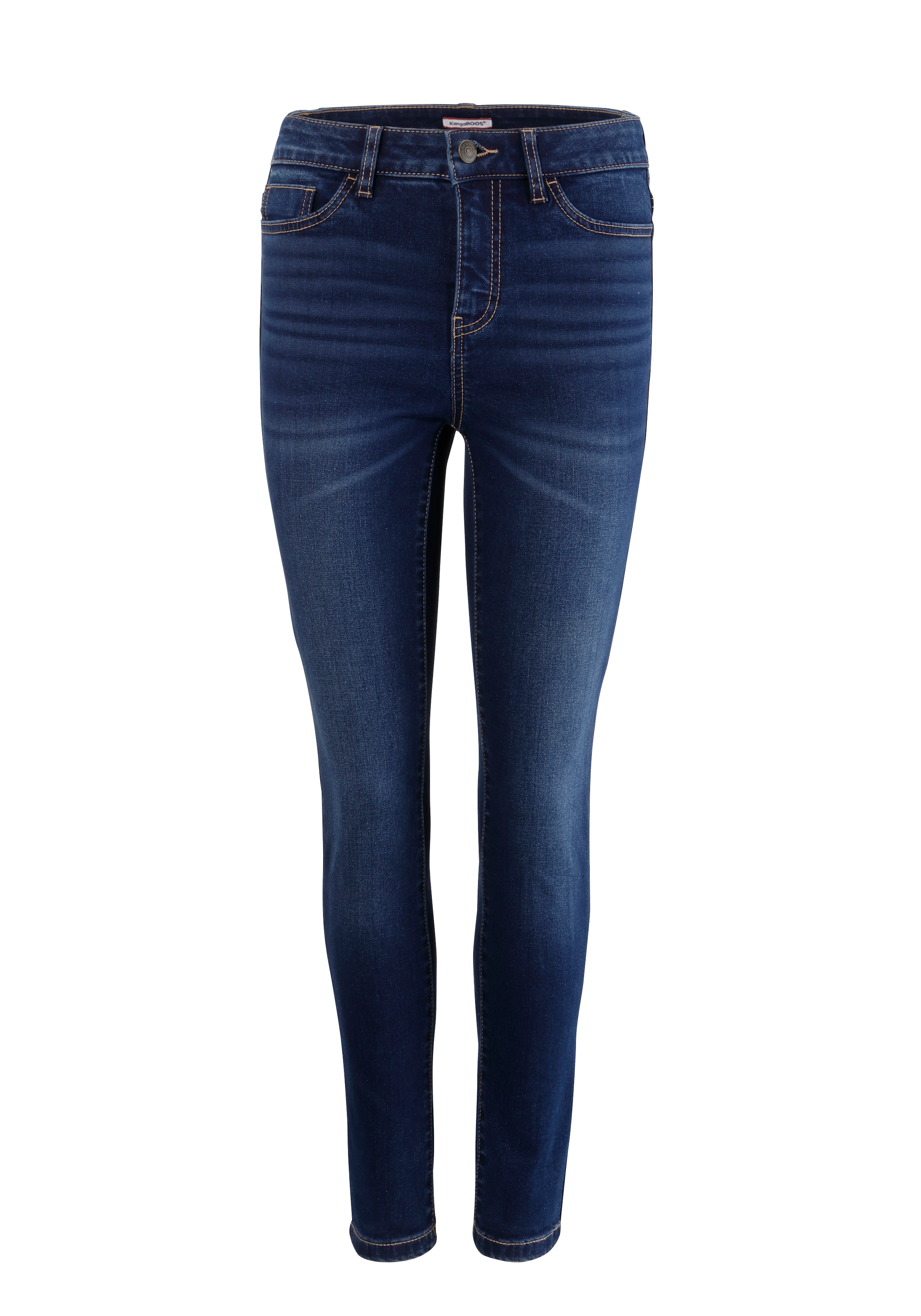 KangaROOS online HIGH | used-Effekt 5-Pocket-Jeans mit SKINNY walking »SUPER I\'m RISE«,