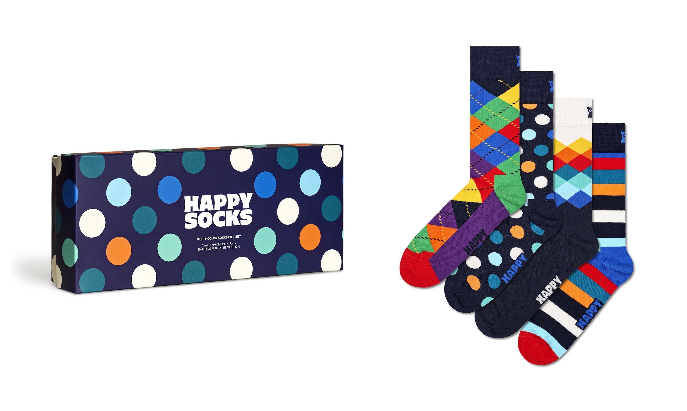 (Packung, im Set«, Onlineshop I\'m Gift Pack Happy Bunte walking Paar), 4 im »Multi-Color | Socken Socks Socks 4er Socken