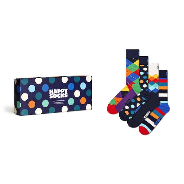 »Multi-Color Set«, im | Paar), 4er Bunte walking Socks (Packung, Socken I\'m Onlineshop 4 im Pack Gift Socken Socks Happy