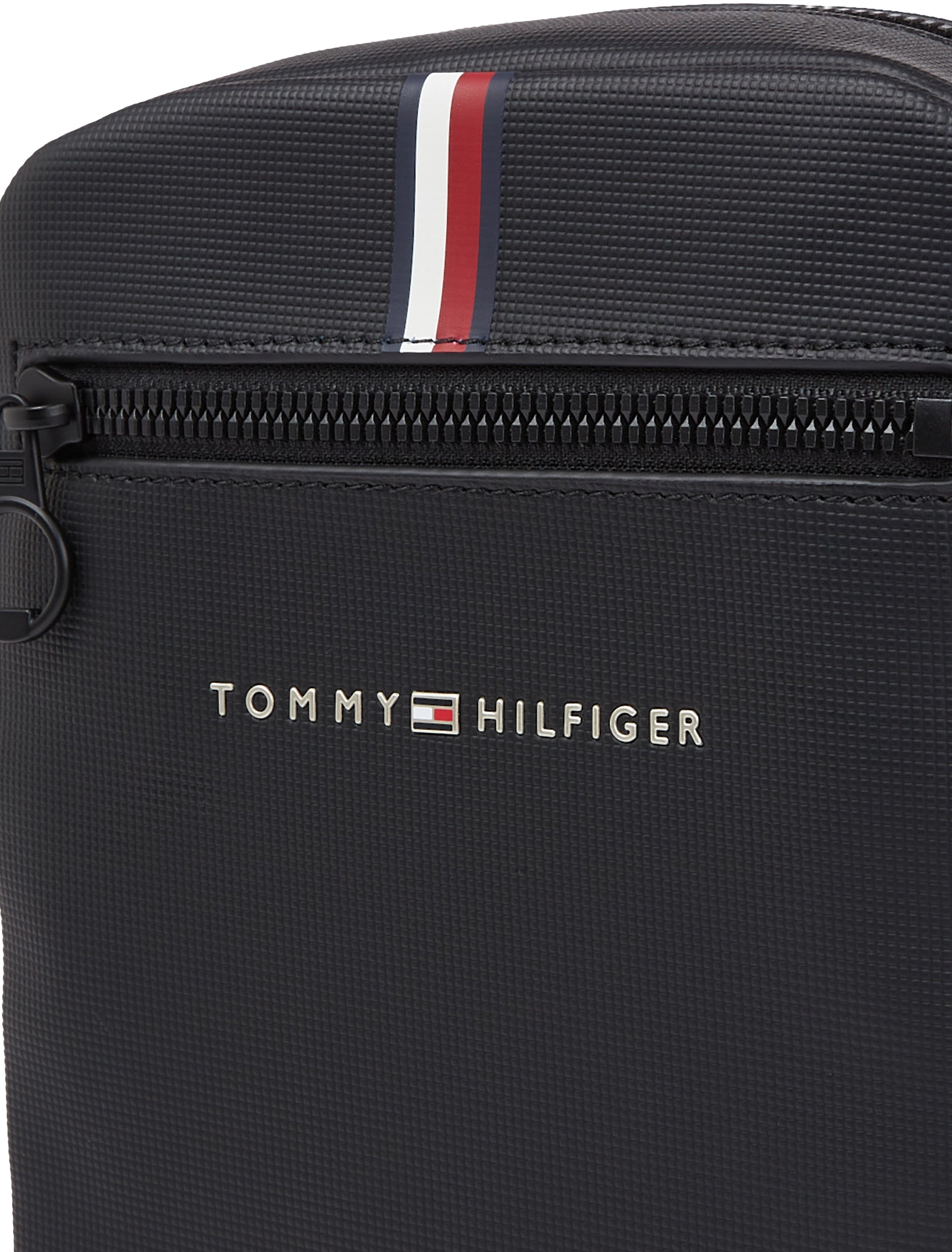 Tommy Hilfiger Mini charakteristischem Streifendetail I\'m Bag | REPORTER«, PIQUE »TH MINI walking ESSENTIAL mit bestellen