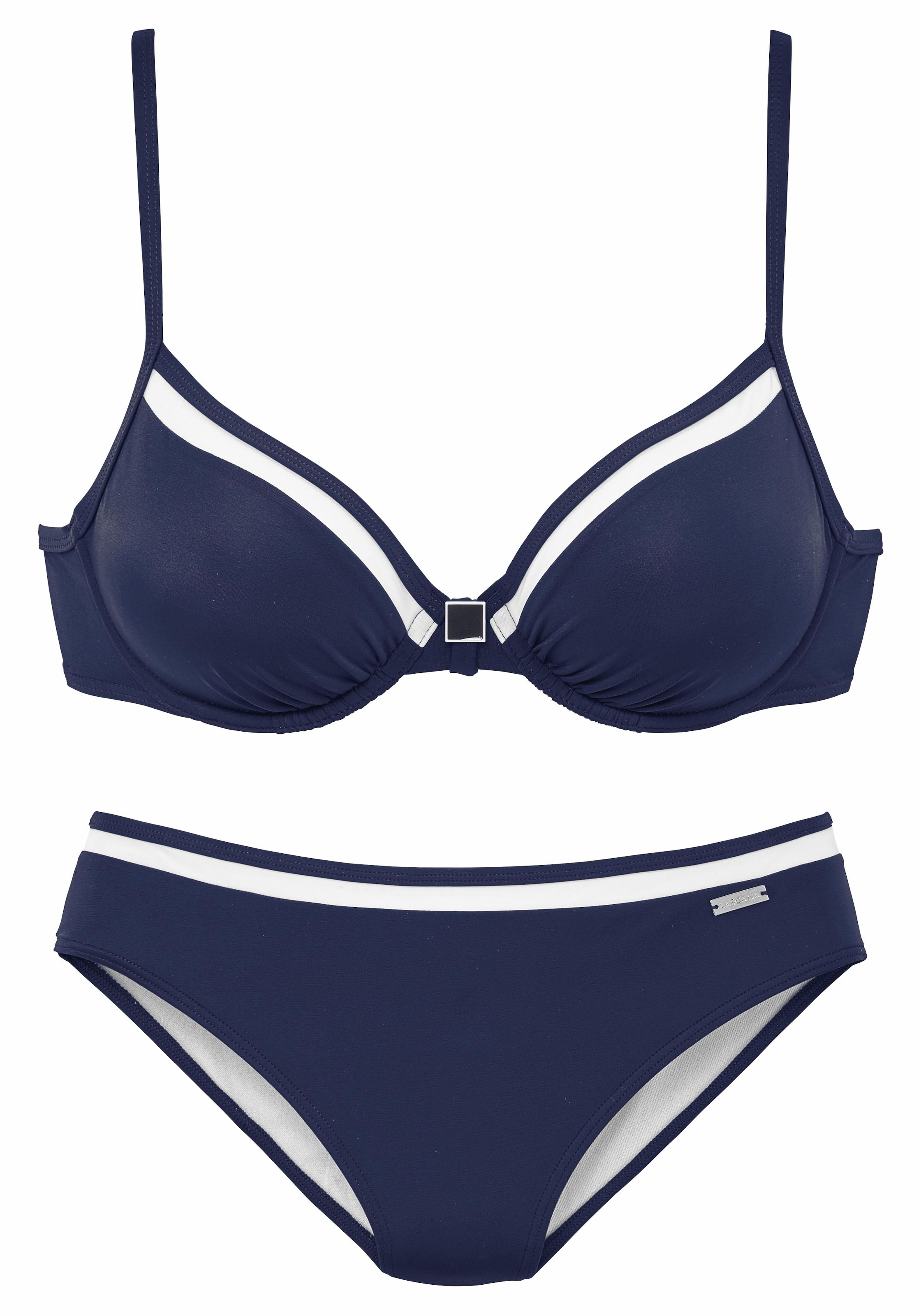 LASCANA Bügel-Bikini, mit Kontrastdetails kaufen