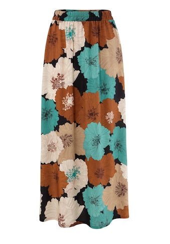 Aniston SELECTED Maxirock, mit Blütendruck in herbstlichen Farben kaufen