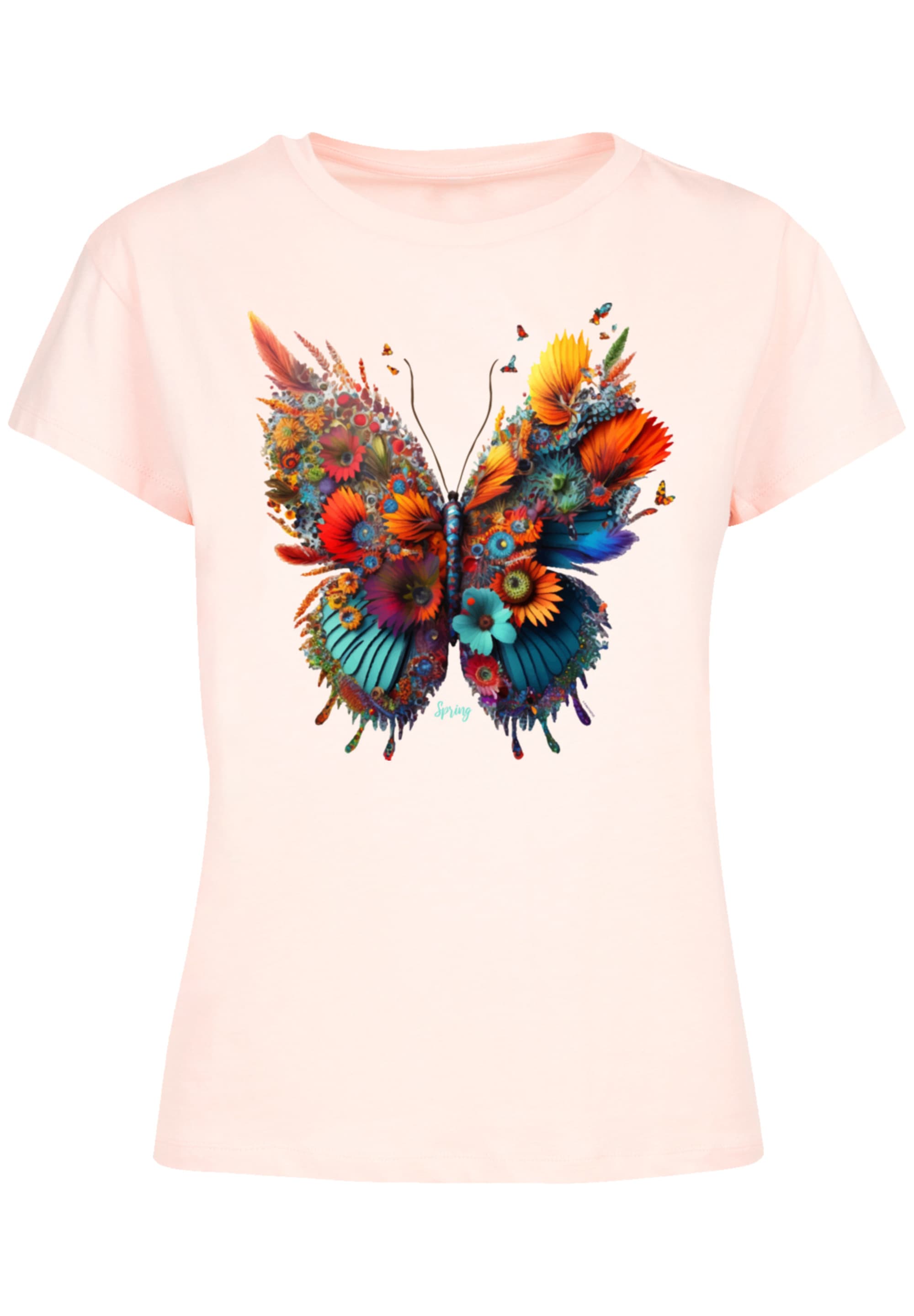 F4NT4STIC T-Shirt »Schmetterling I\'m walking online Print | Blume«
