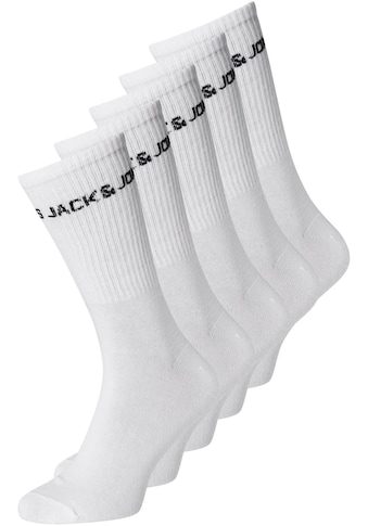 Jack & Jones Tennissocken »JACBASIC LOGO TENNIS SOCK 5 PACK NOOS«, (Packung, 5 Paar) kaufen