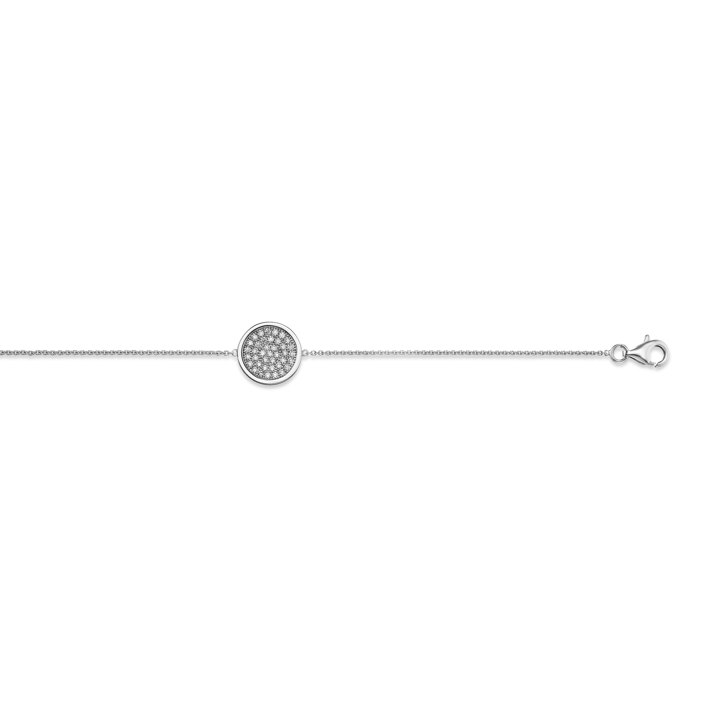 ONE ELEMENT Silberarmband »Zirkonia Kreis Armband aus 925 Silber 18 cm Ø«, Damen  Silber Schmuck Kreis online kaufen | I'm walking