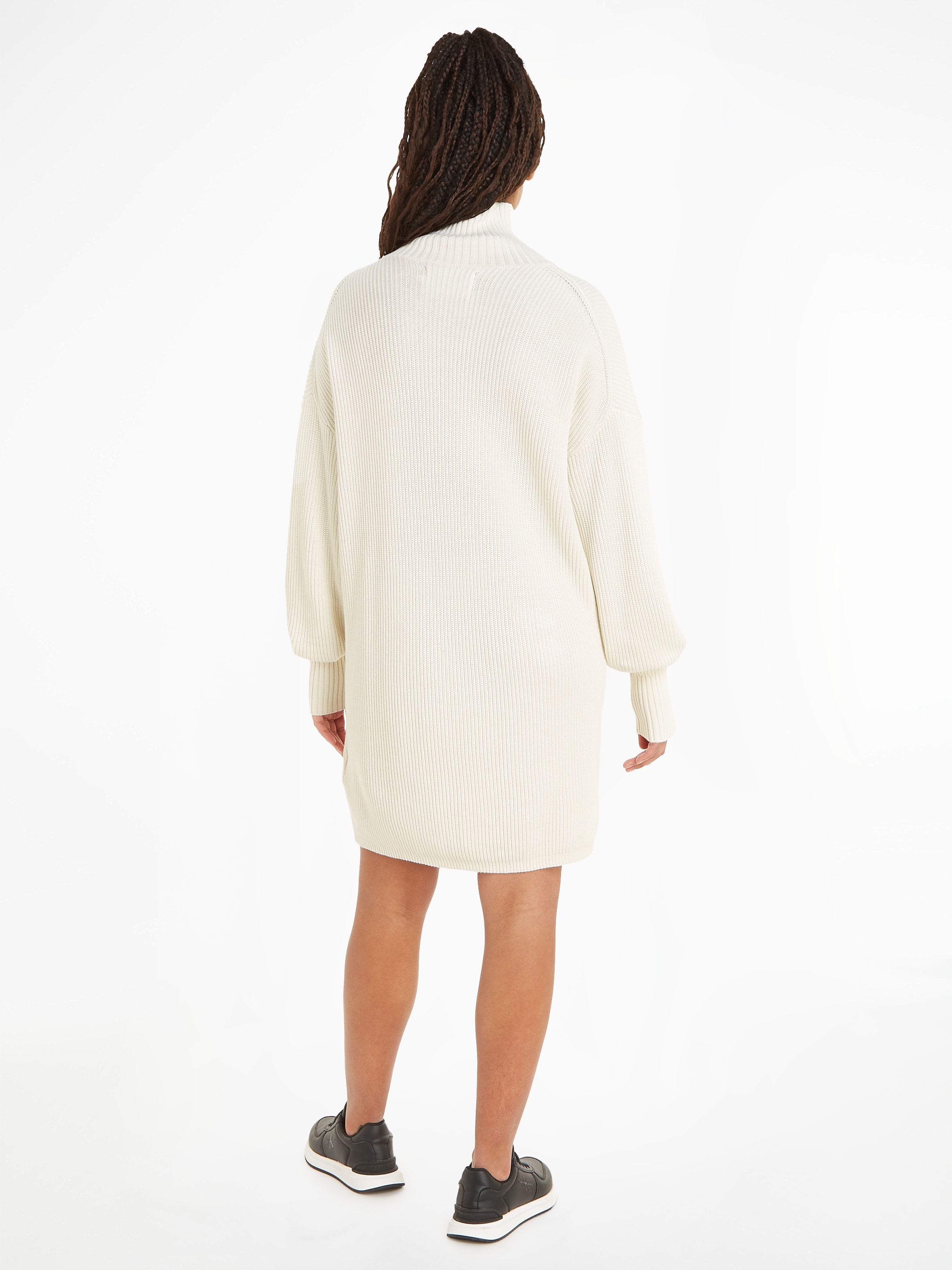 Calvin Klein Jeans Sweatkleid »WOVEN LABEL LOOSE SWEATER DRESS« online  kaufen | I'm walking
