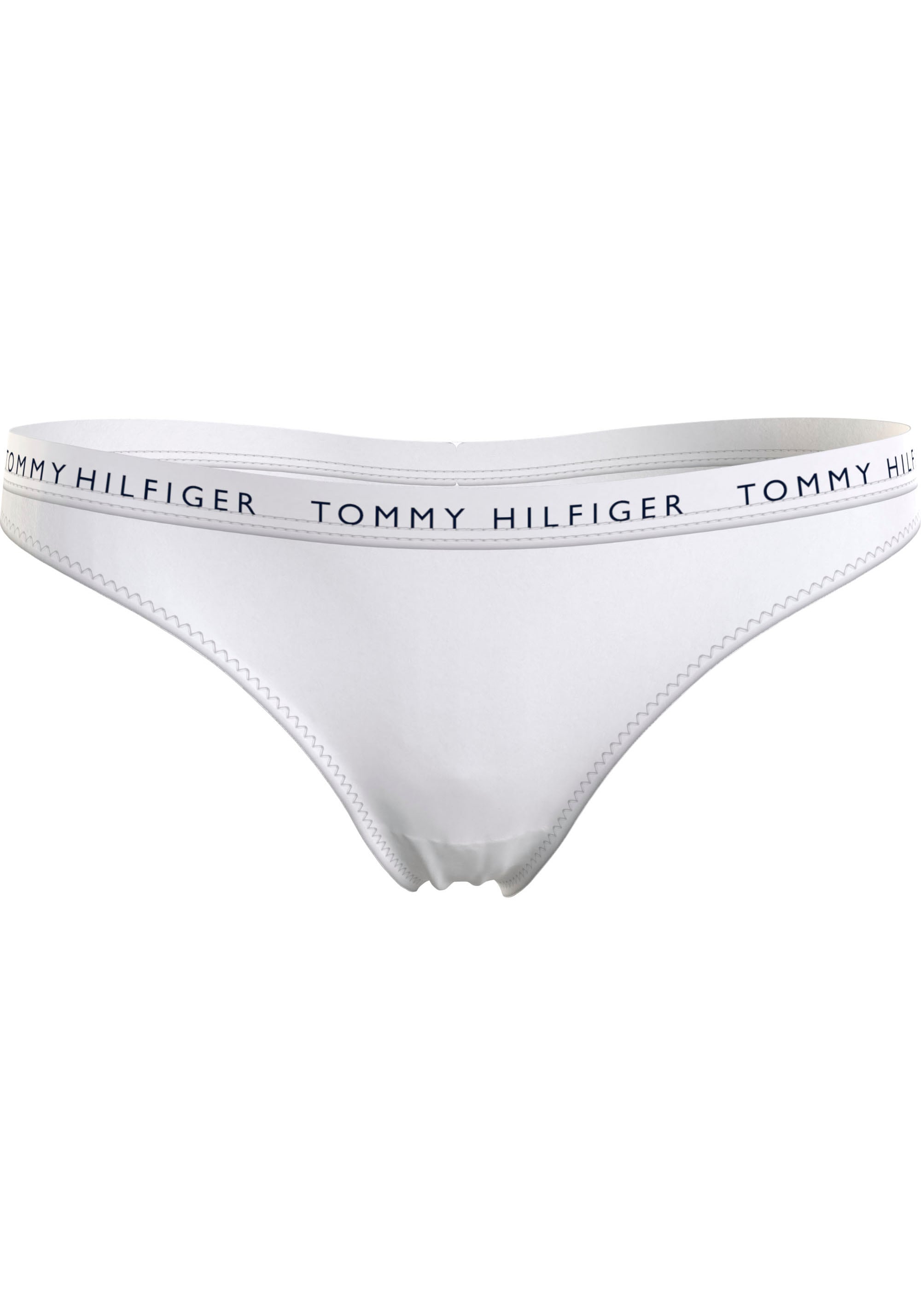 3er-Pack), 3 & mit Hilfiger (Packung, bestellen Tommy Wäsche String, elastischem Rechnung auf Underwear Logobund St.,