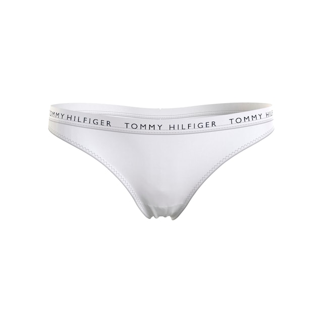 Tommy Hilfiger Underwear String, (Packung, 3 St., 3er-Pack), mit  elastischem Logobund & Wäsche auf Rechnung bestellen