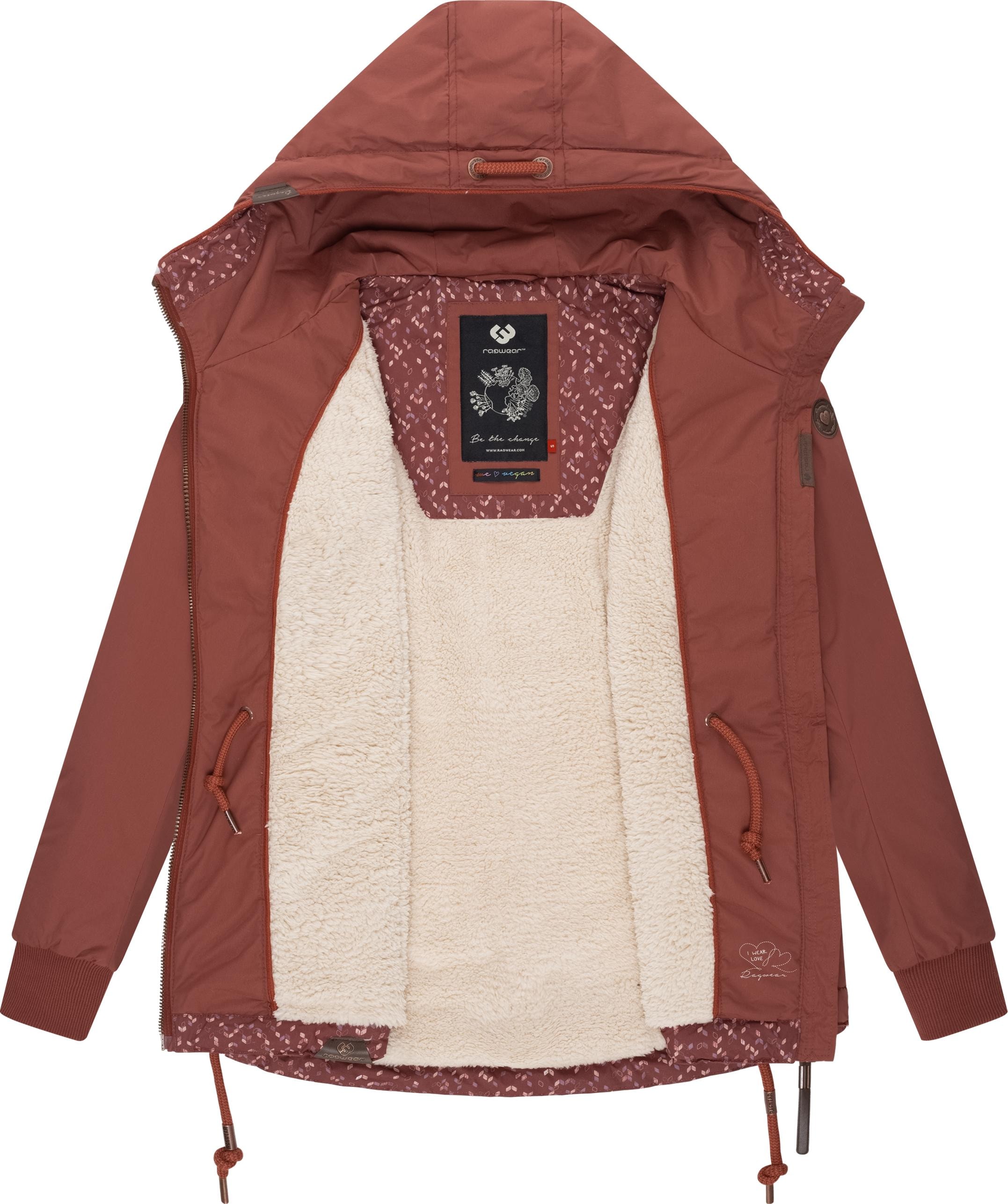 bestellen Ragwear mit Kapuze Outdoorjacke »YM-Danka«, mit Winterjacke stylische Kapuze, Winter