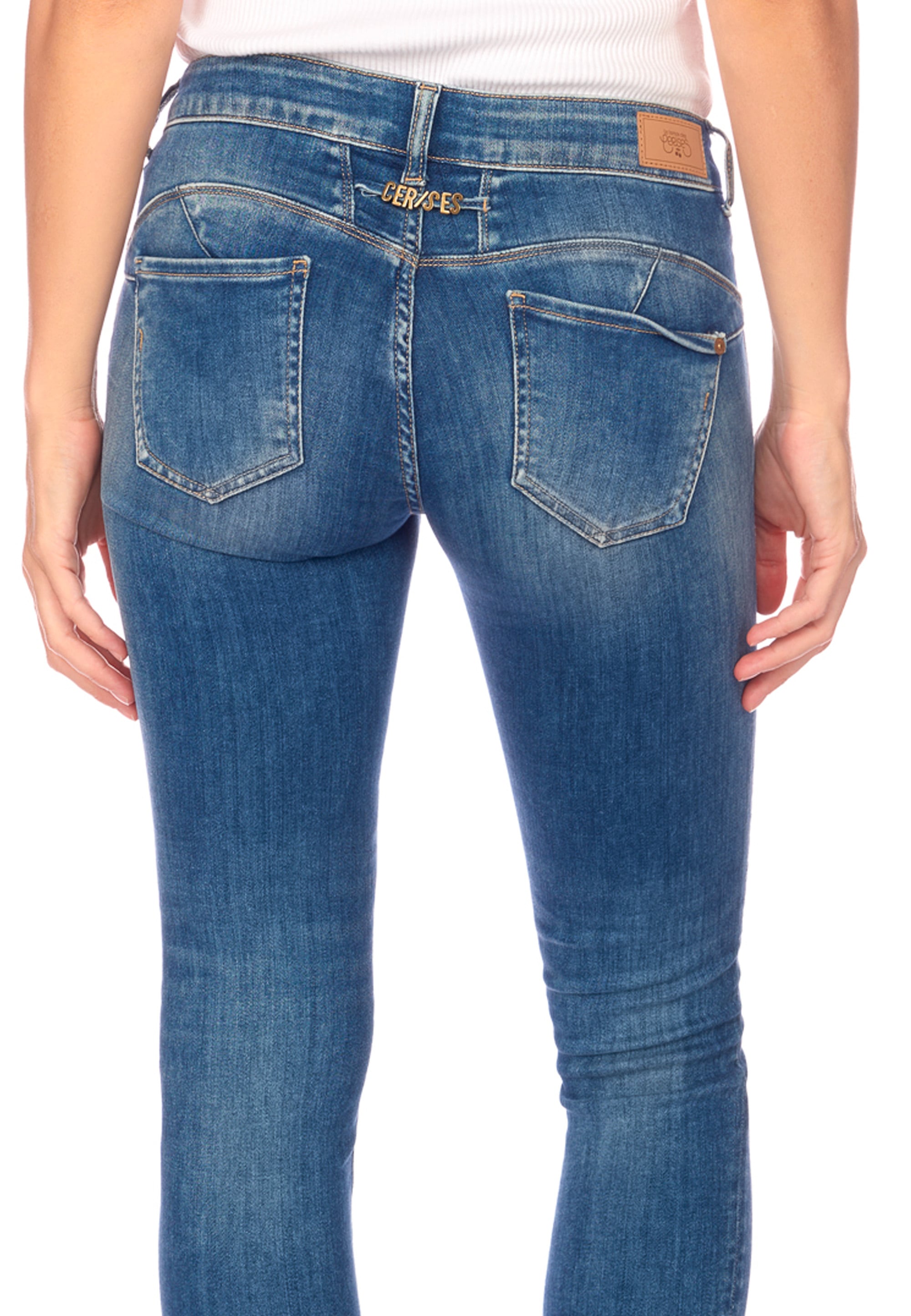 5-Pocket-Design Cerises Le online | I\'m im kaufen Des klassischen Temps Jeans, walking Bequeme