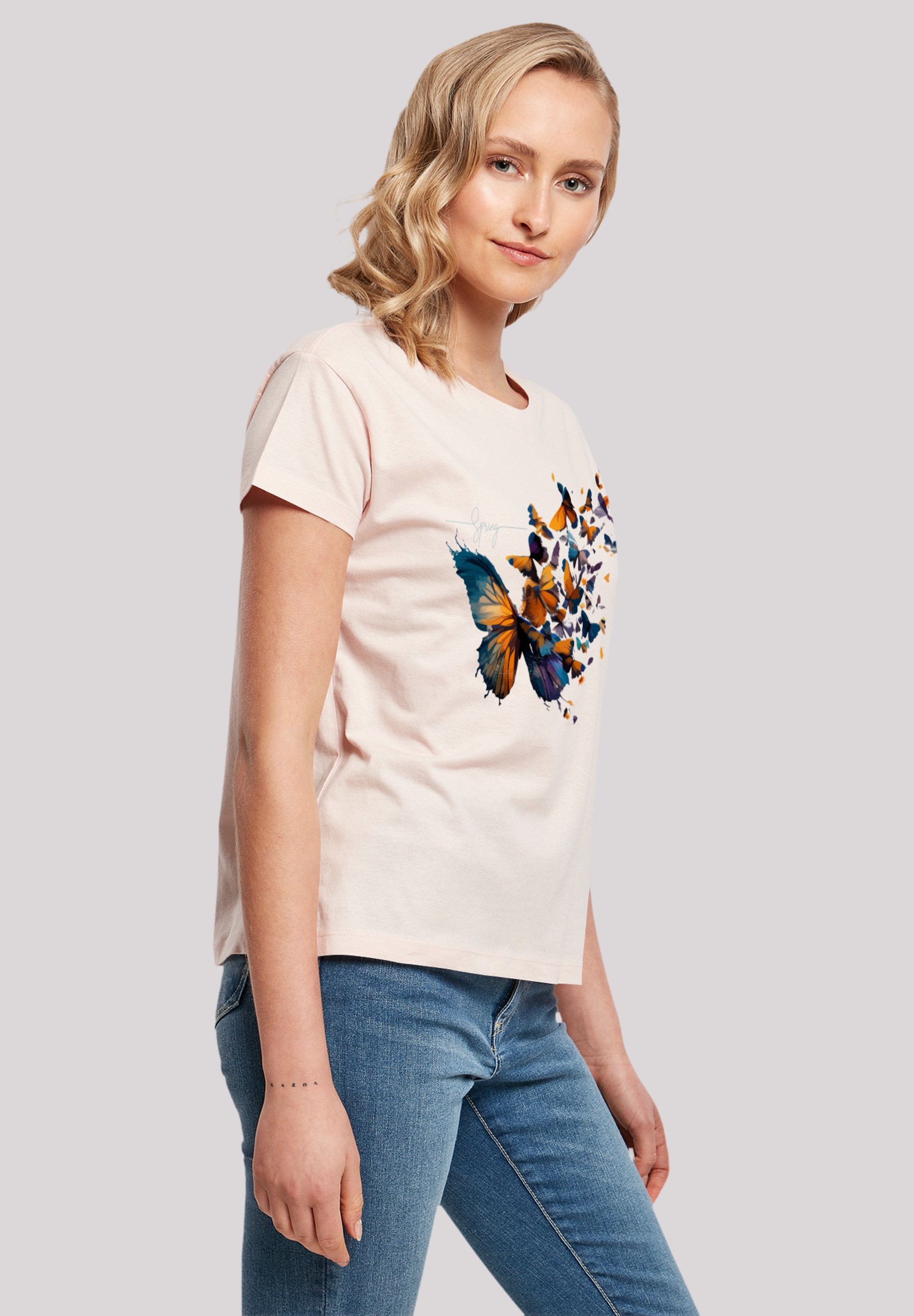 Print shoppen T-Shirt »Schmetterling«, F4NT4STIC