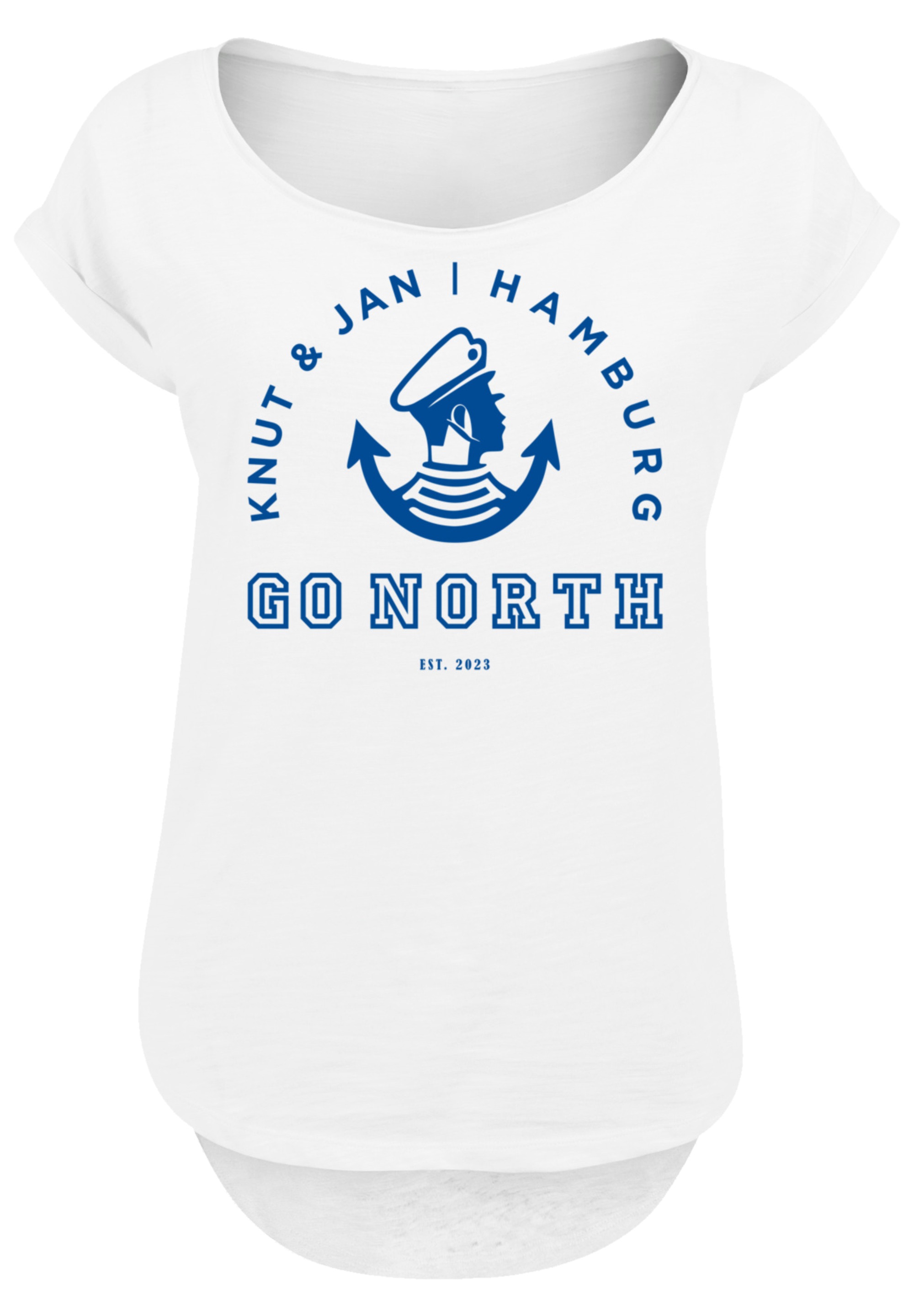 F4NT4STIC T-Shirt »Go North Knut & Jan Hamburg Logo Knut & Jan Hamburg«,  Print bestellen