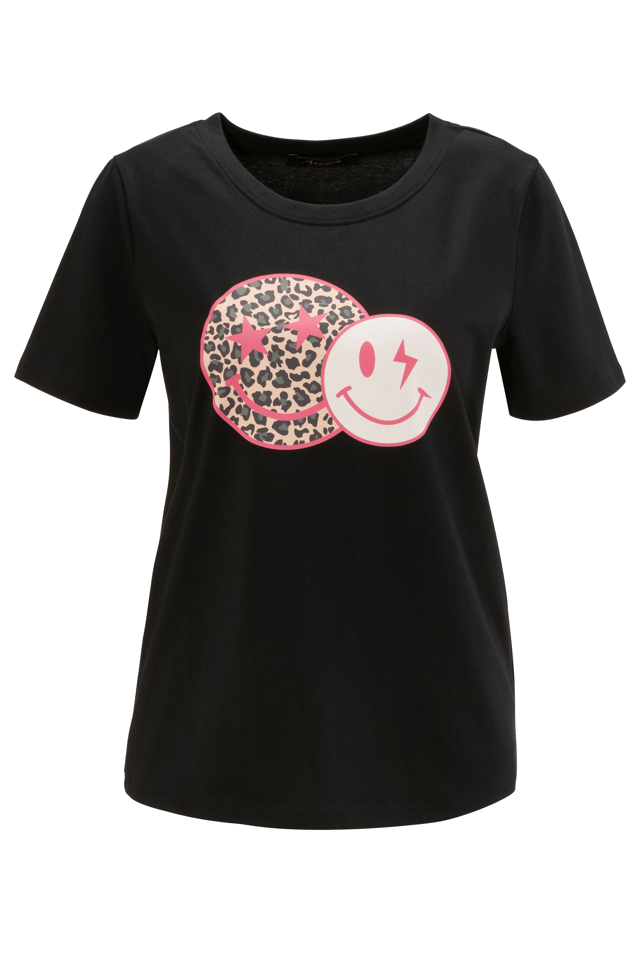 Aniston CASUAL T-Shirt, mit coolen Smileys bedruckt shoppen | I'm walking