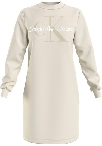 Calvin Klein Jeans Sweatkleid »GLOSSY MONOGRAM CREW NECK DRESS«, mit großem Calvin... kaufen