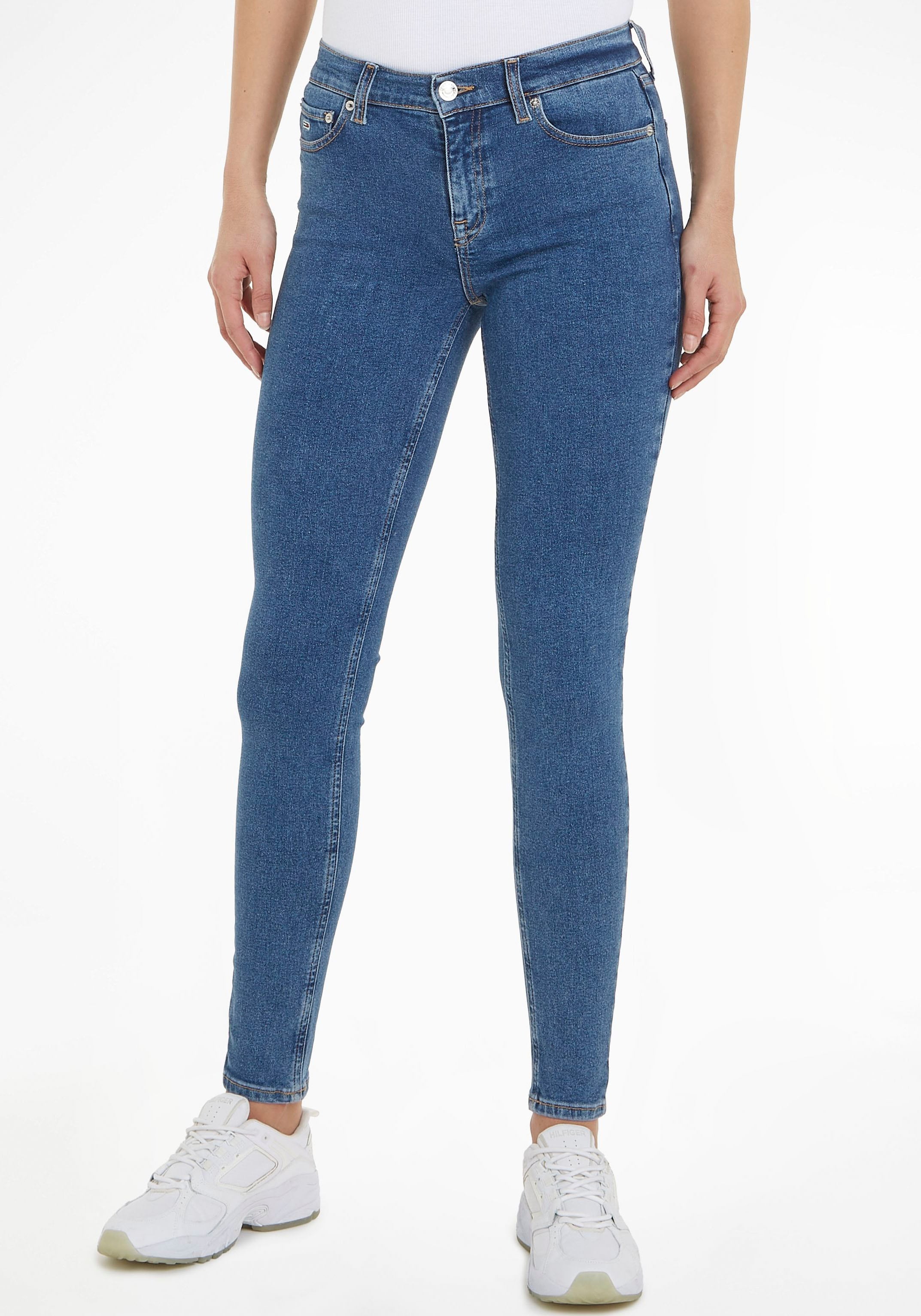 online Jeans Bequeme Tommy »Nora«, Ledermarkenlabel kaufen mit walking I\'m Jeans |