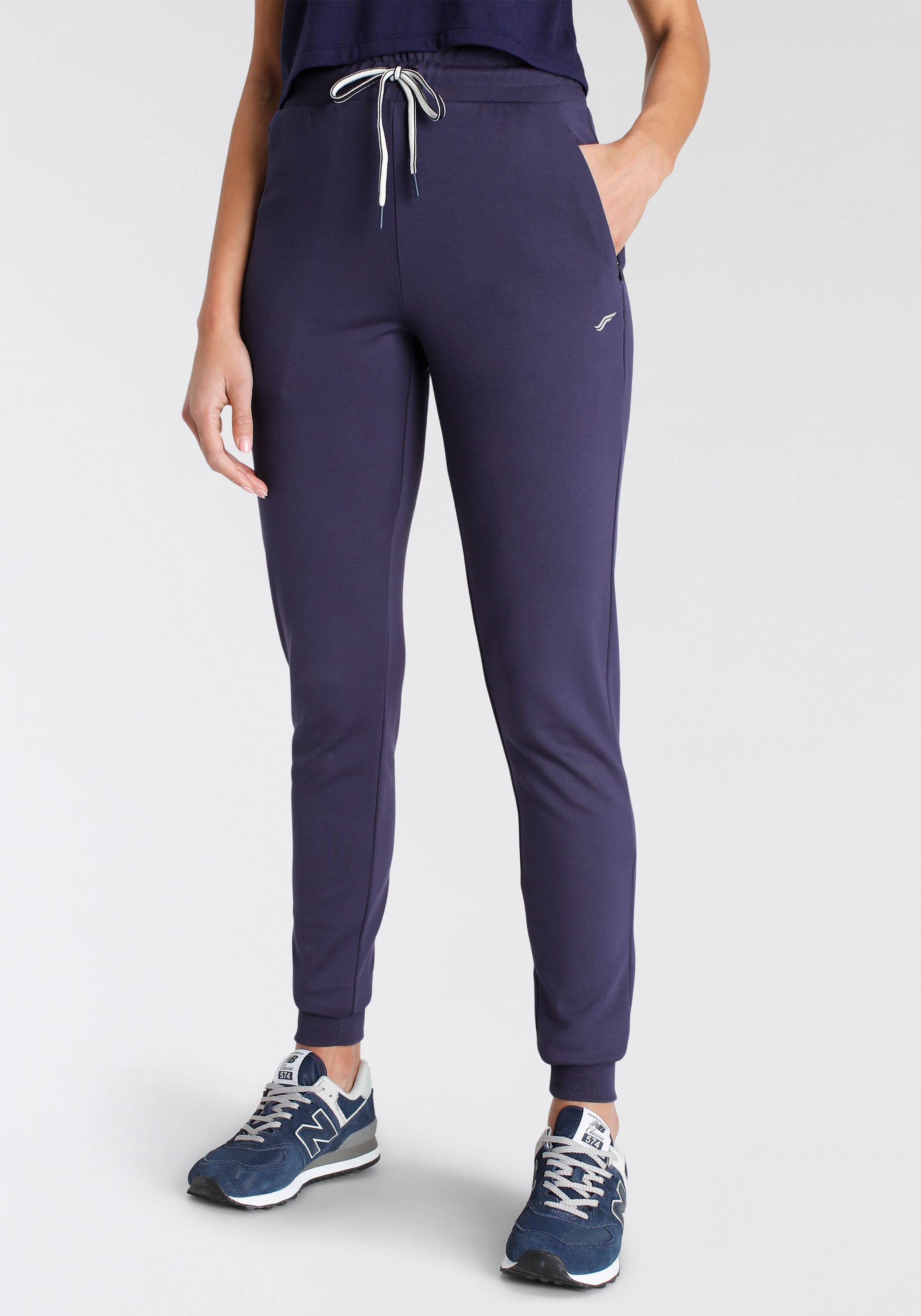 fayn sports -  Jogginghose "Relaxed Fit", mit Reißverschlusstaschen