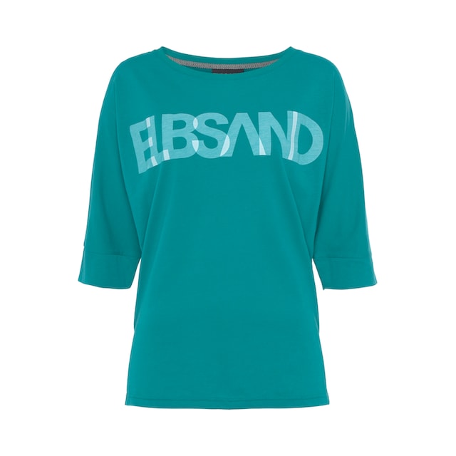 Elbsand 3/4-Arm-Shirt, mit Logodruck, Baumwoll-Mix, lockere Passform  shoppen