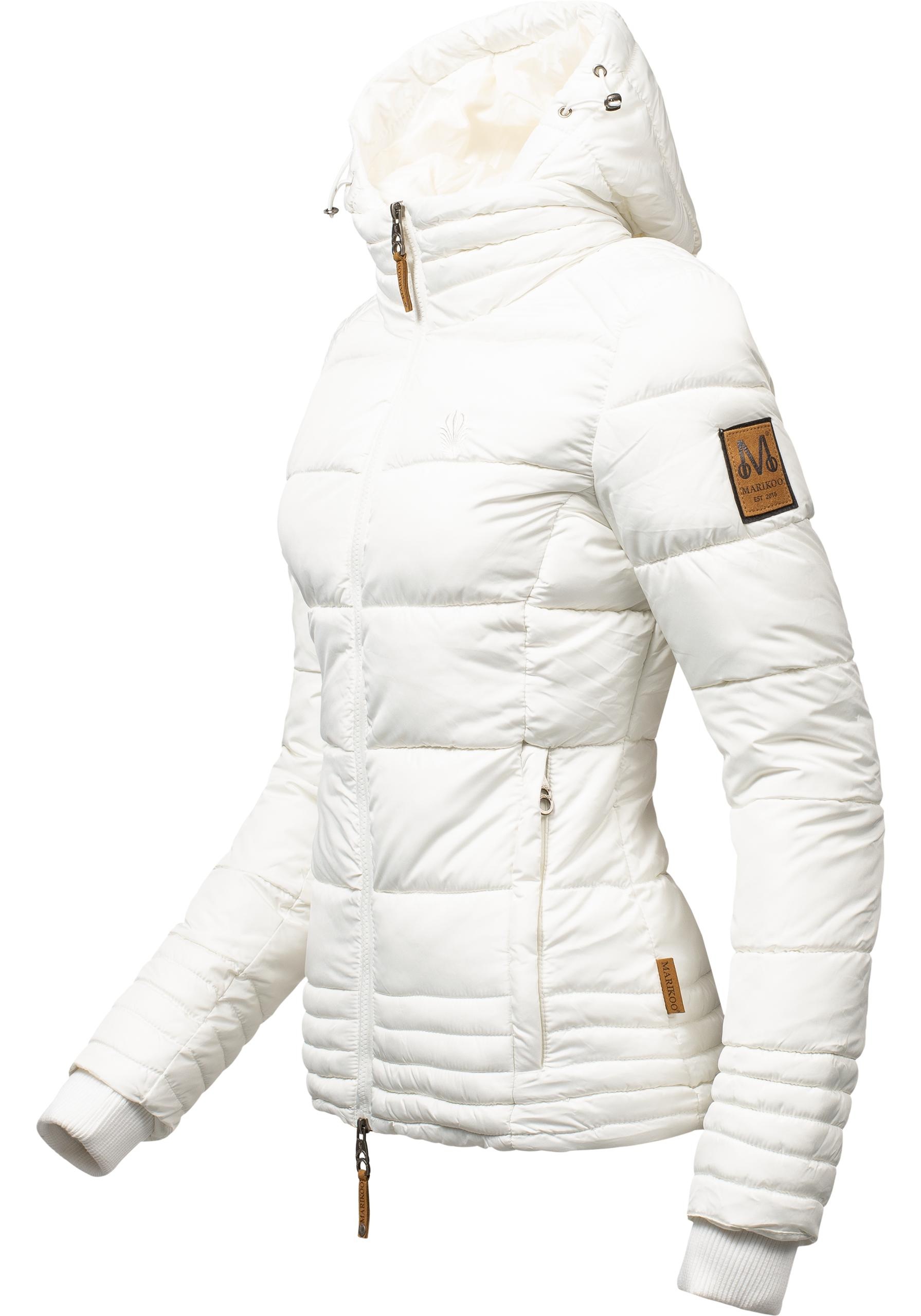 Marikoo Winterjacke kaufen I\'m »Sole«, modisch Damen Winter Steppjacke mit für | walking den Kapuze, taillierte