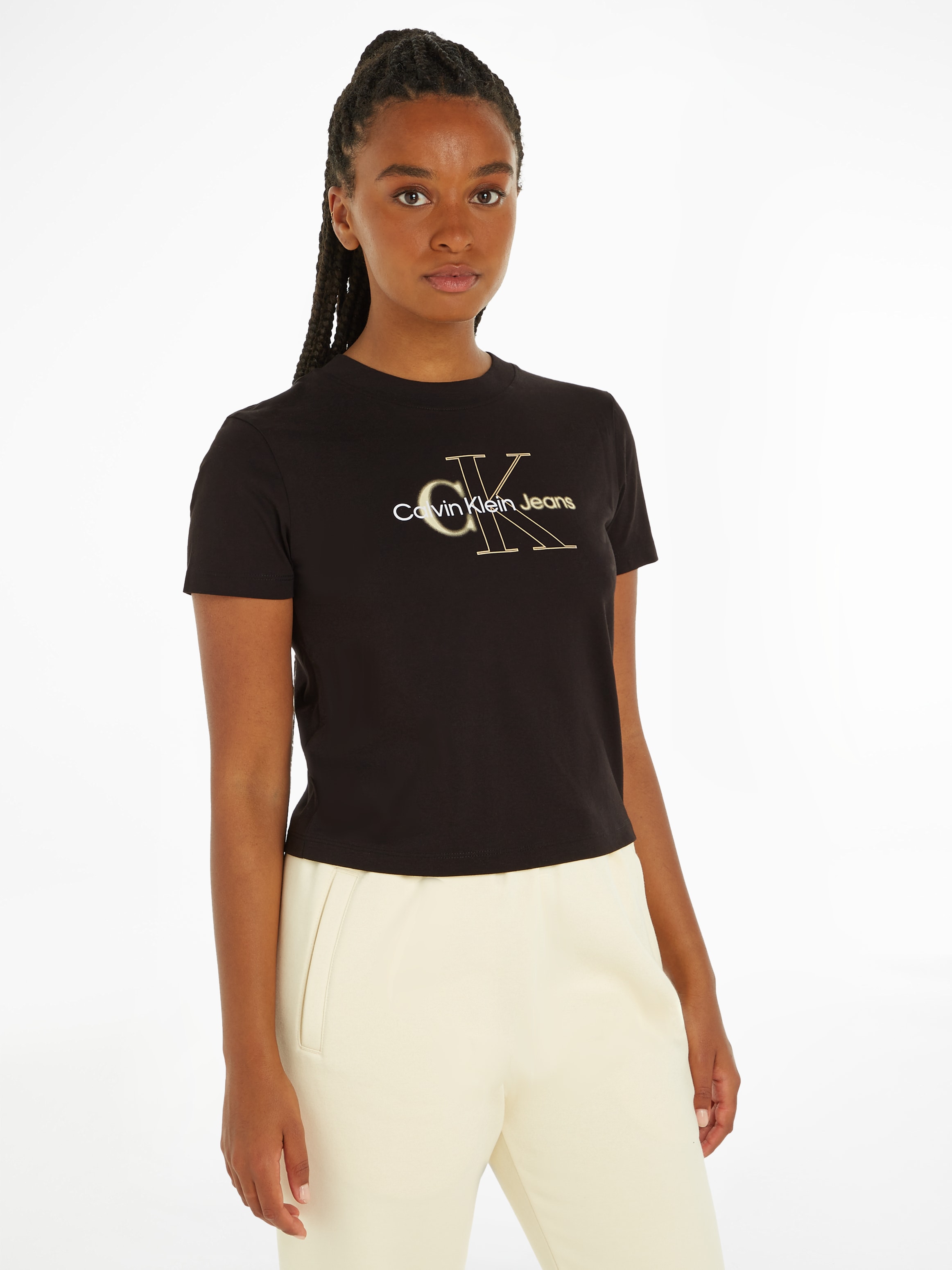 Calvin Klein Jeans T-Shirt »BOLD I\'m TEE« online kaufen walking BABY | MONOLOGO