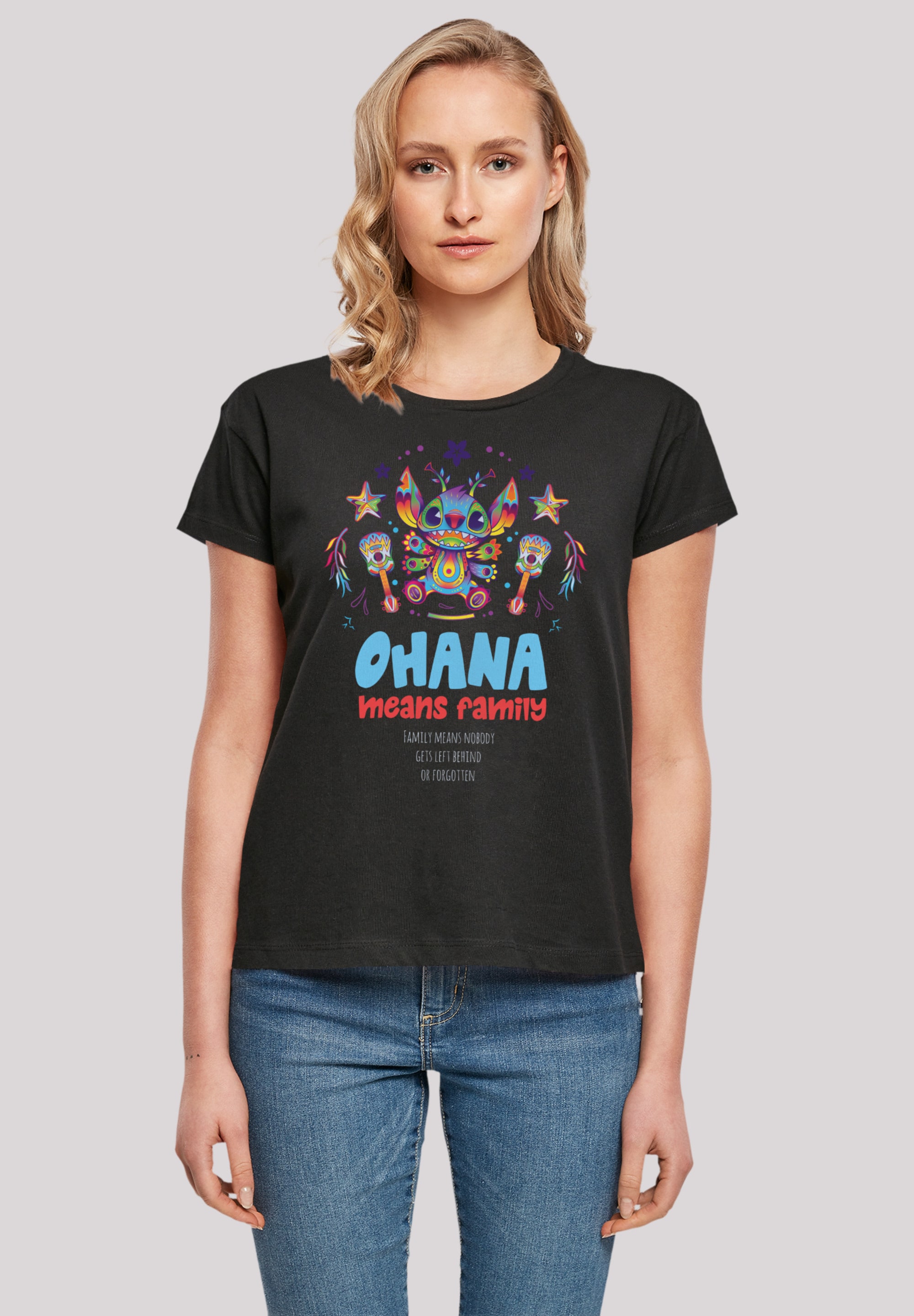 F4NT4STIC T-Shirt »Disney Lilo & Stitch Ohana Mexico«, Premium Qualität  online kaufen | I'm walking