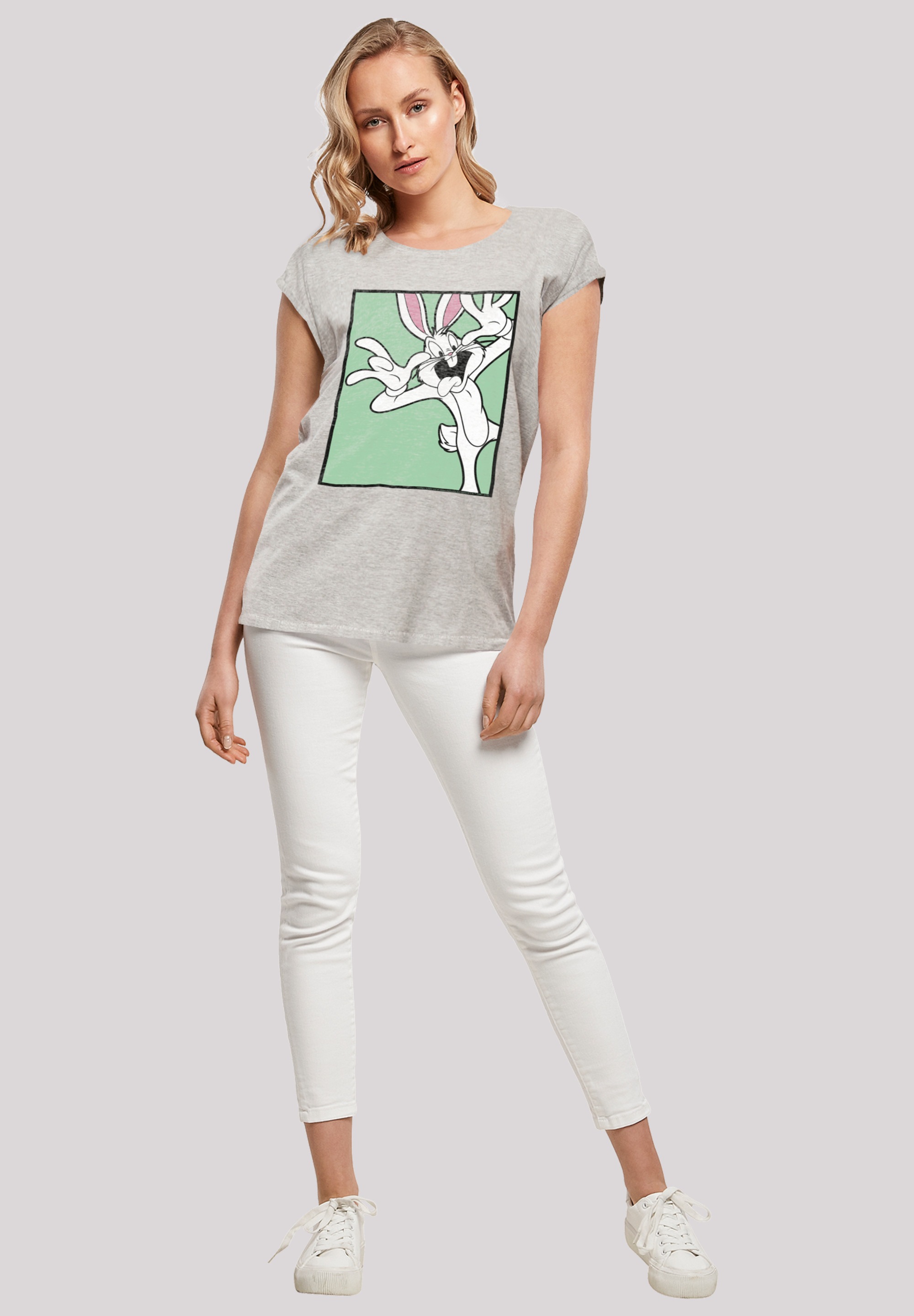 Bunny T-Shirt Bugs F4NT4STIC walking Funny bestellen »Looney I\'m | Tunes Face«, Print