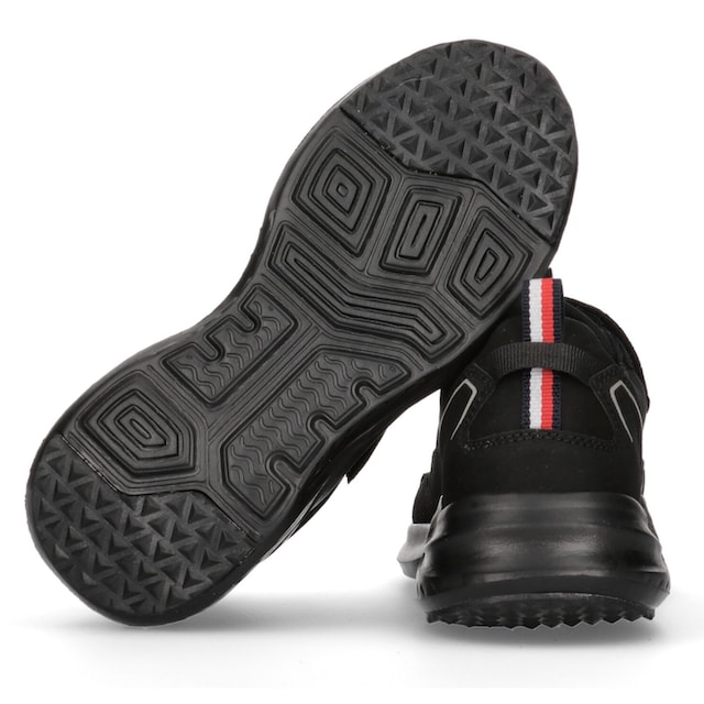 Tommy Gummizug | Sneaker mit und CUT »LOW online für die LACE-UP Hilfiger BLACK«, bei SNEAKER Klettverschluss Kleinsten
