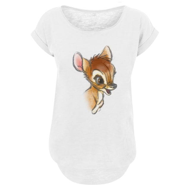 F4NT4STIC T-Shirt »Disney Bambi Zeichnung«, Damen,Premium  Merch,Lang,Longshirt,Bedruckt kaufen | I\'m walking