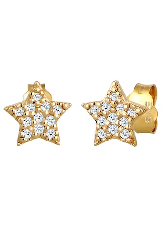 Elli DIAMONDS Paar Ohrstecker »Ohrringe Sterne Astro Trend Diamant, 0312241213« kaufen
