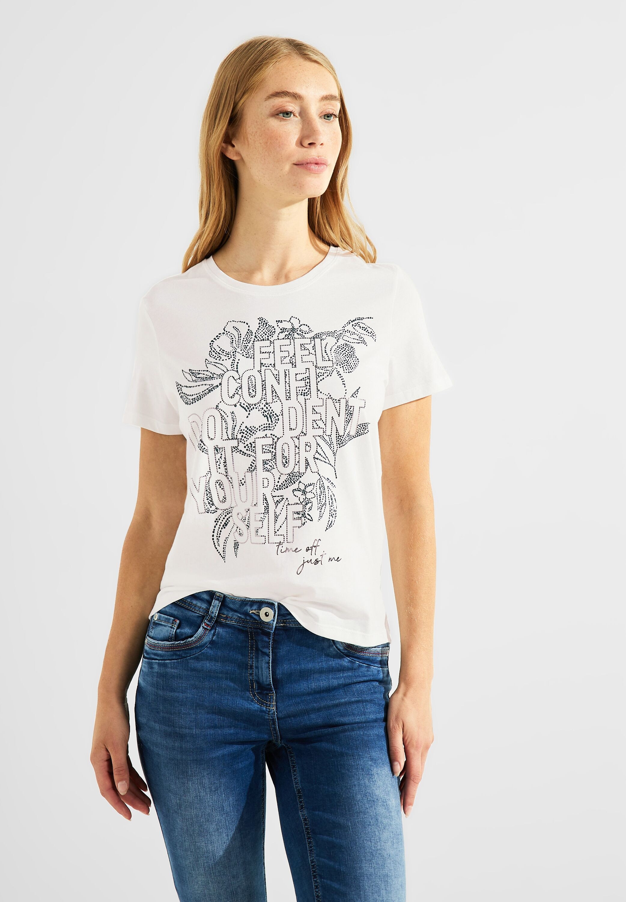 Cecil T-Shirt, mit Rundhalsausschnitt online I\'m | walking